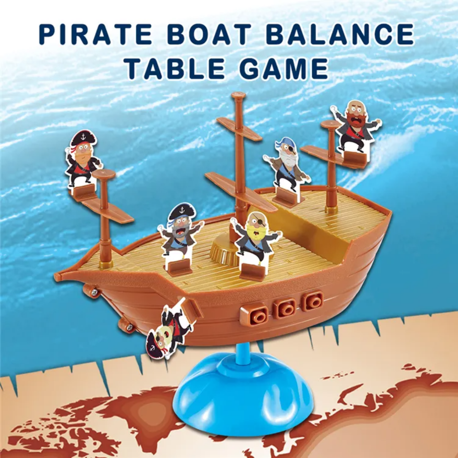 Juego De Mesa Equilibrio Barco Pirata No Lo Dejes Caer-8