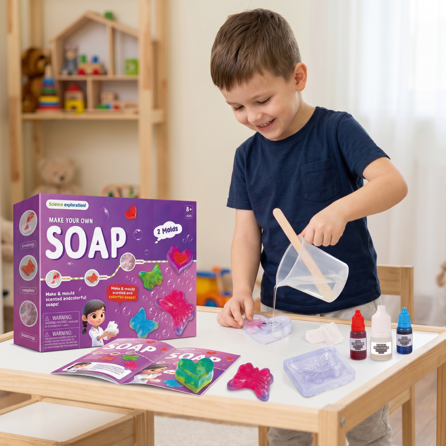 Kit Crea Tu Primer Jabon Juguete Didactico Educativo-2