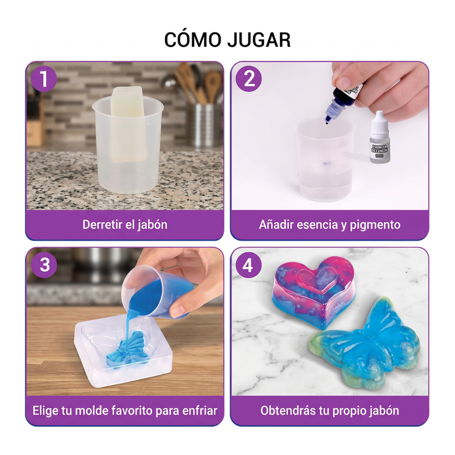 Kit Crea Tu Primer Jabon Juguete Didactico Educativo-4