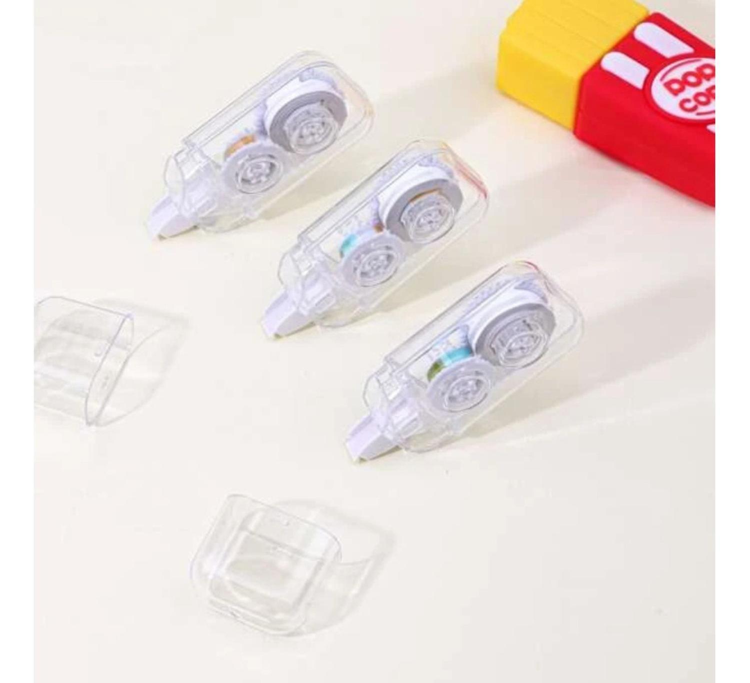 Corrector En Cinta Diseños Variados Kawaii Con 2 Repuestos-2