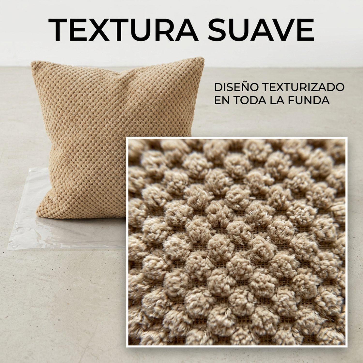 Set 4 Fundas De Cojin 45x45 Decorativas Para Living Sofa-5