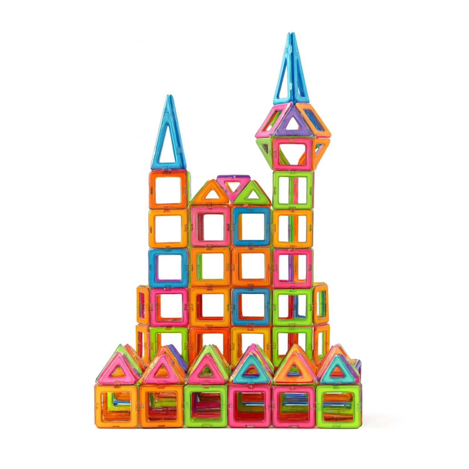 Set de Construccion Magnetico Piezas Magneticas 118 Piezas-6