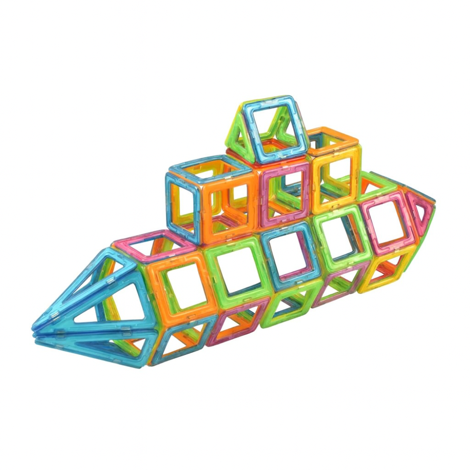 Set de Construccion Magnetico Piezas Magneticas 118 Piezas-7