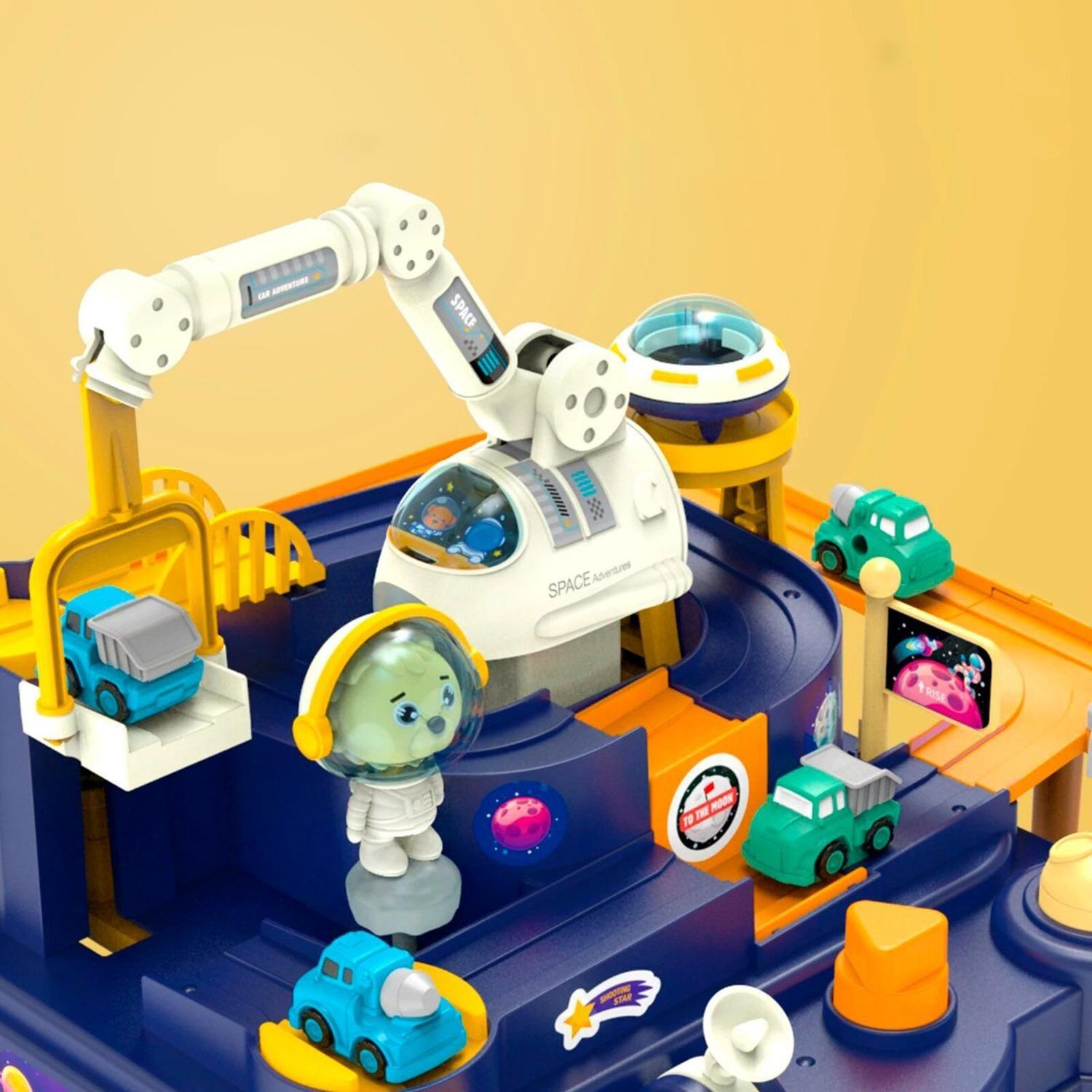 Juego Pista Laberinto De Autitos Aventuras Espacial Mecanico-3