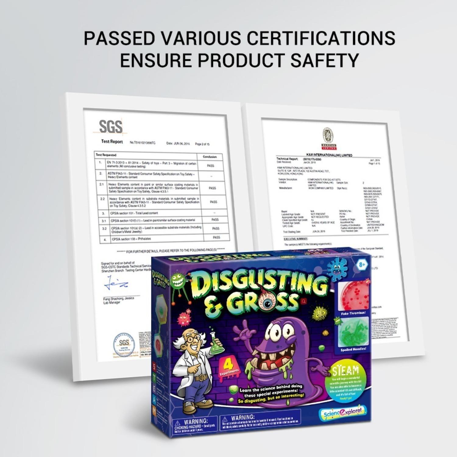 Kit De Ciencia Experimento Bacteria Slime Juguete Educativo-6