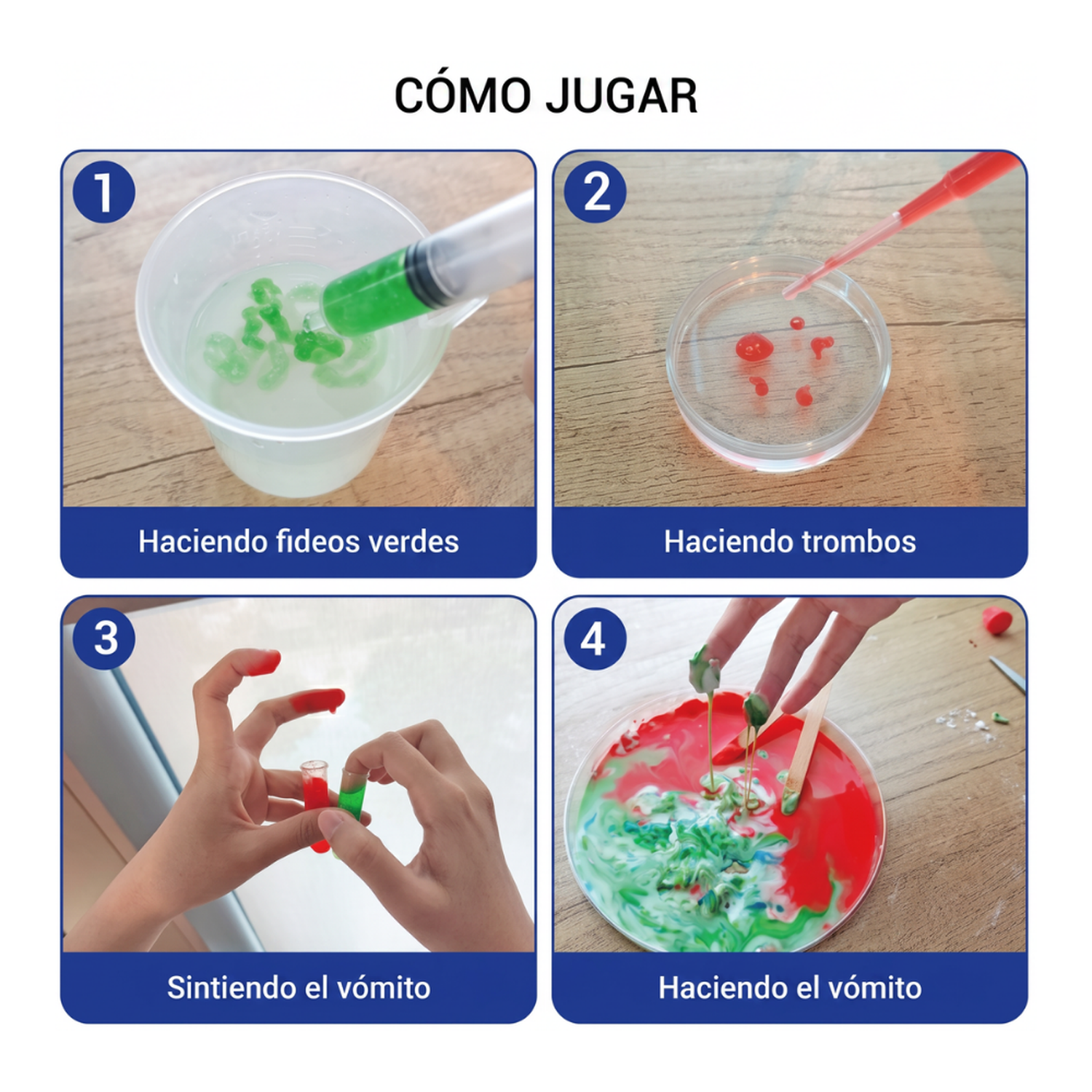 Kit De Ciencia Experimento Bacteria Slime Juguete Educativo-4