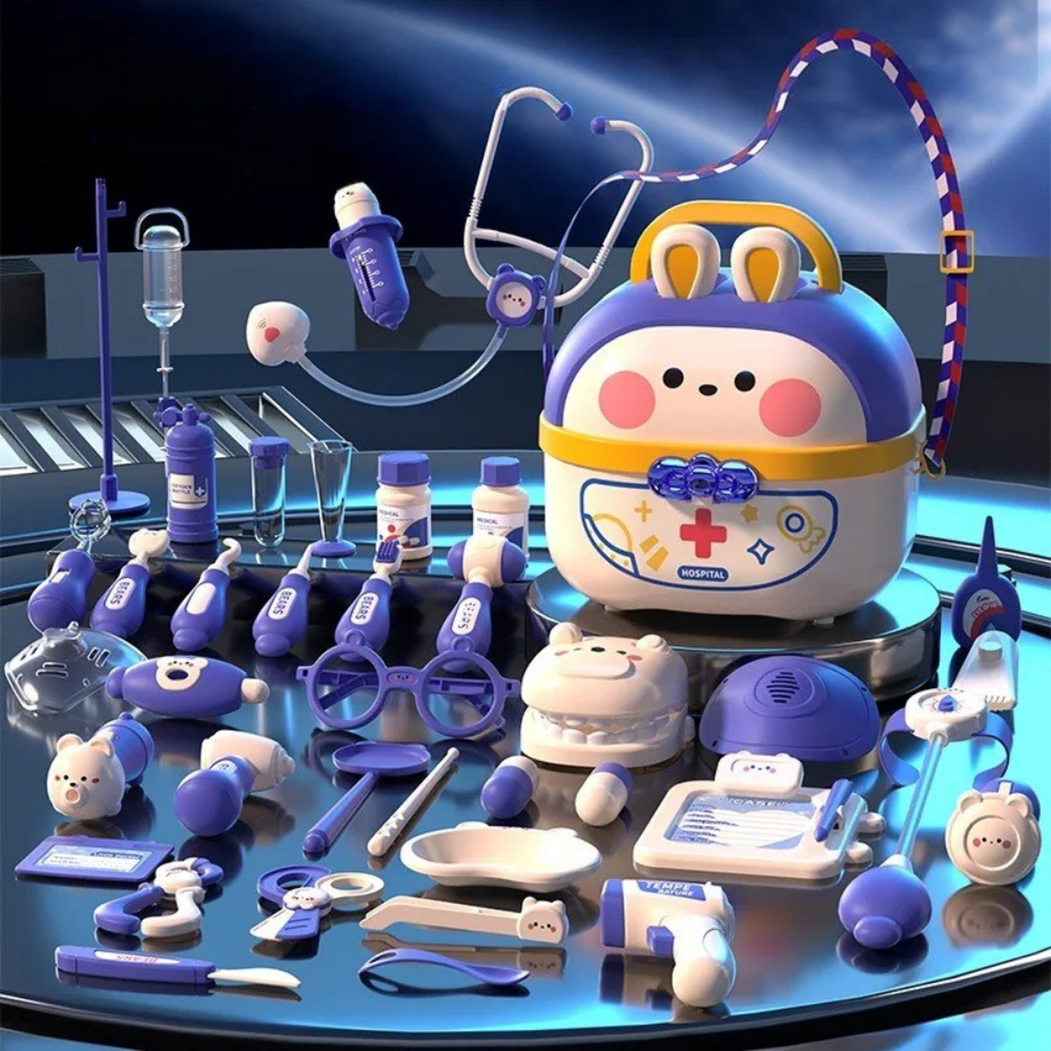 Maletin Medico Infantil Set Doctor Con 75 Piezas Juguete-5