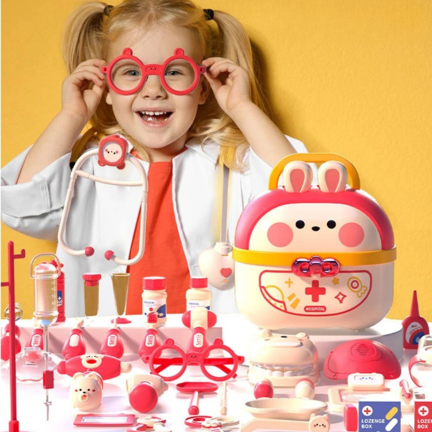 Maletin Medico Infantil Set Doctor Con 75 Piezas Juguete-3