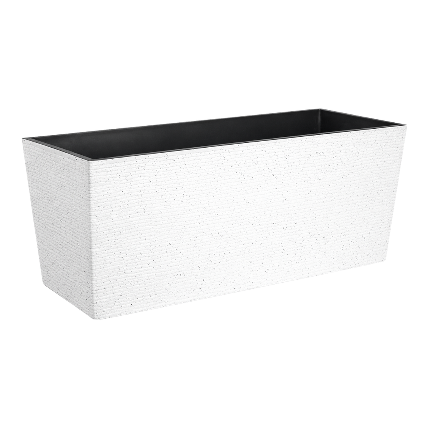 Macetero Plastico Rectangular Premium Diseño a Rayas L-0