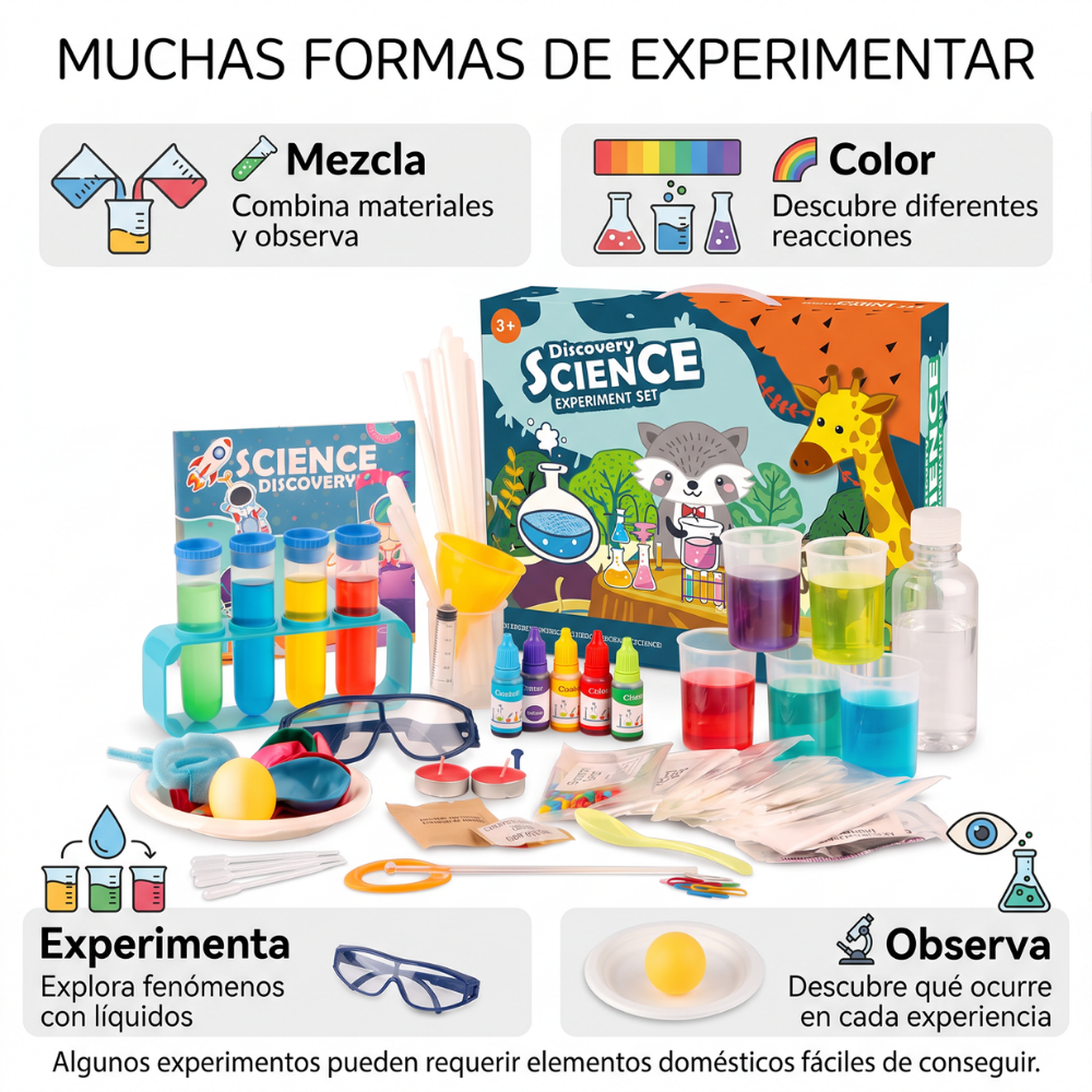 Kit Ciencia Avanzado 268 Experimentos Científicos Para Niños-5