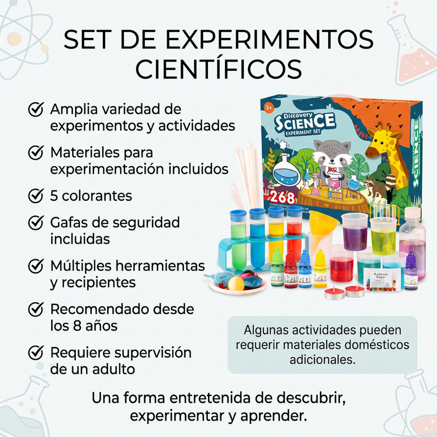 Kit Ciencia Avanzado 268 Experimentos Científicos Para Niños-6