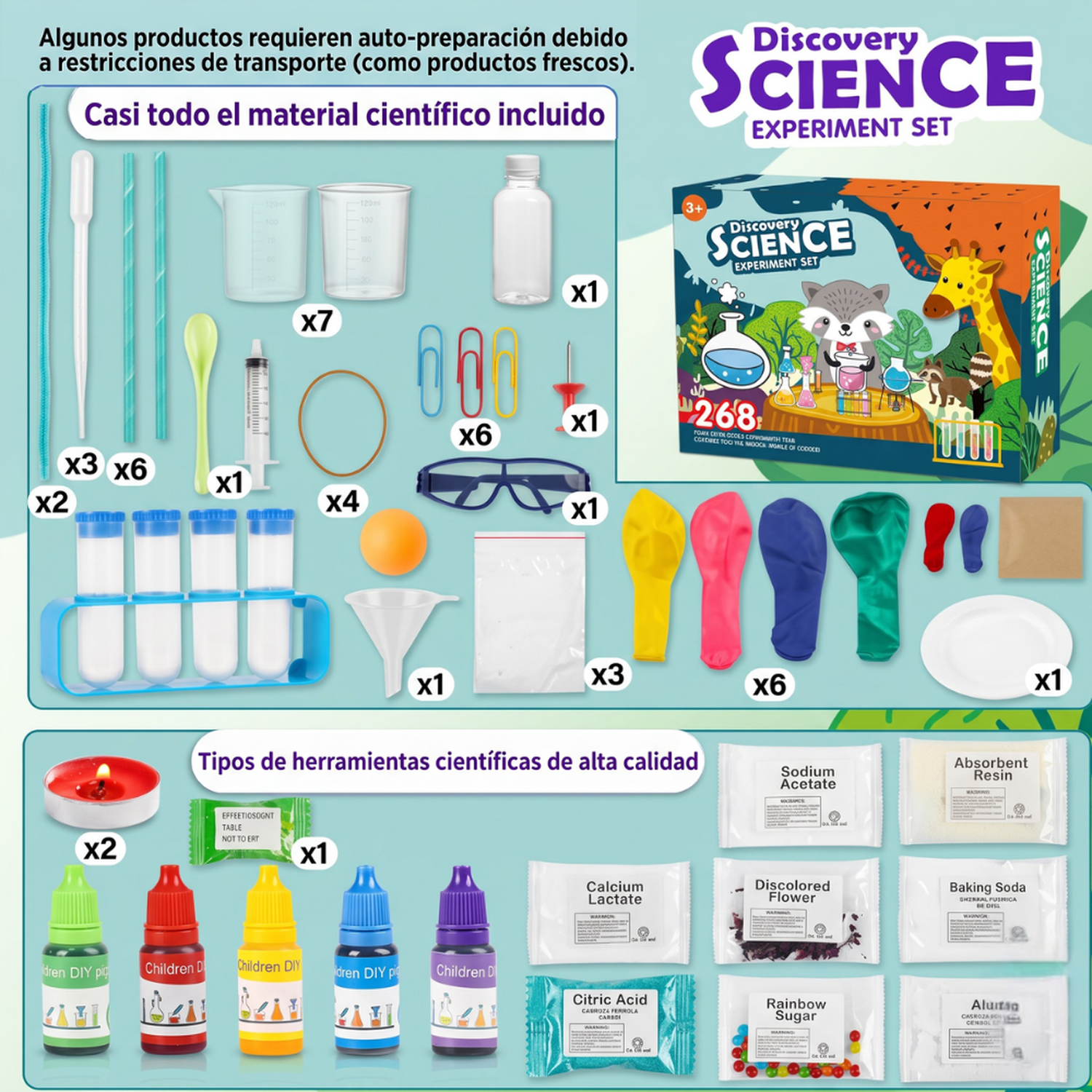 Kit Ciencia Avanzado 268 Experimentos Científicos Para Niños-7