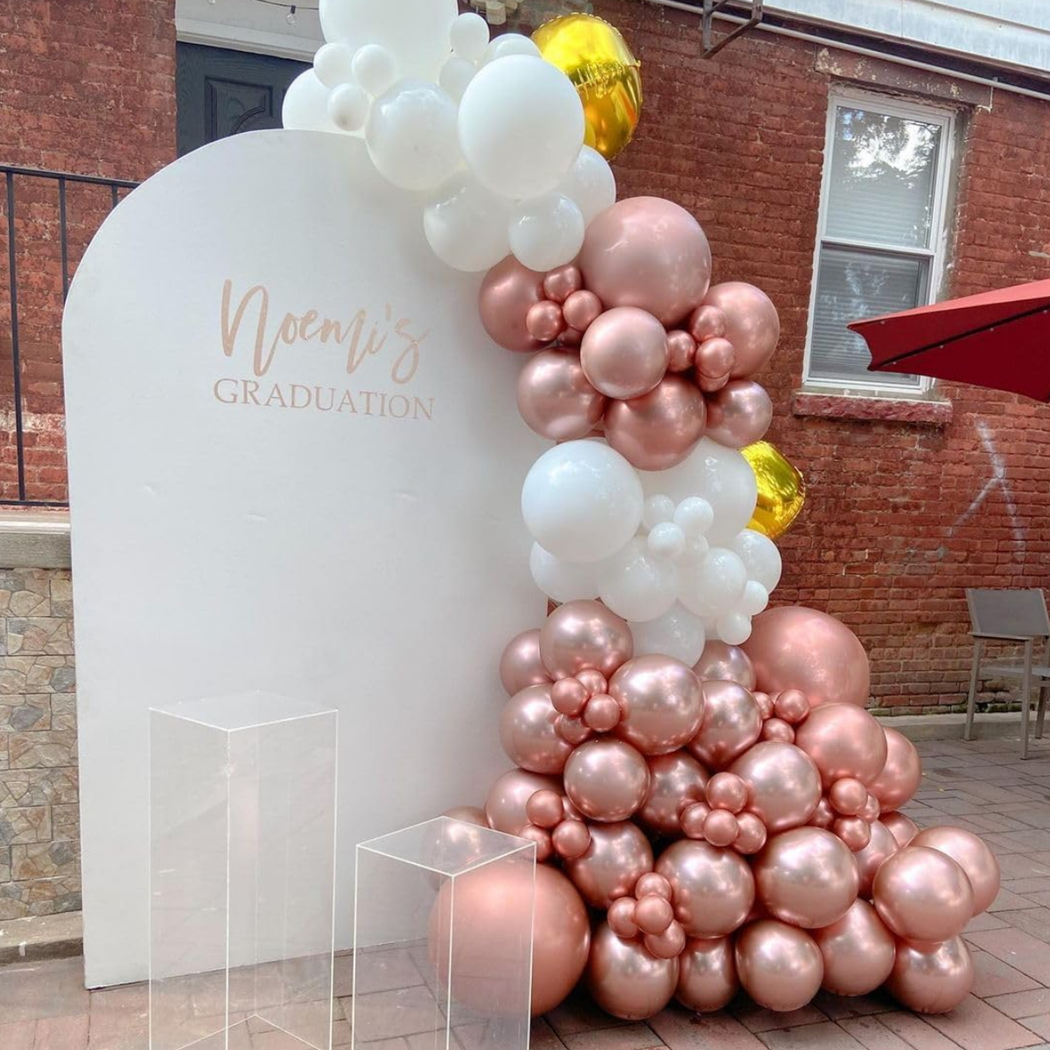Globos Dorado Metalizado 50 Unidades Tamaño 25 Cm-5