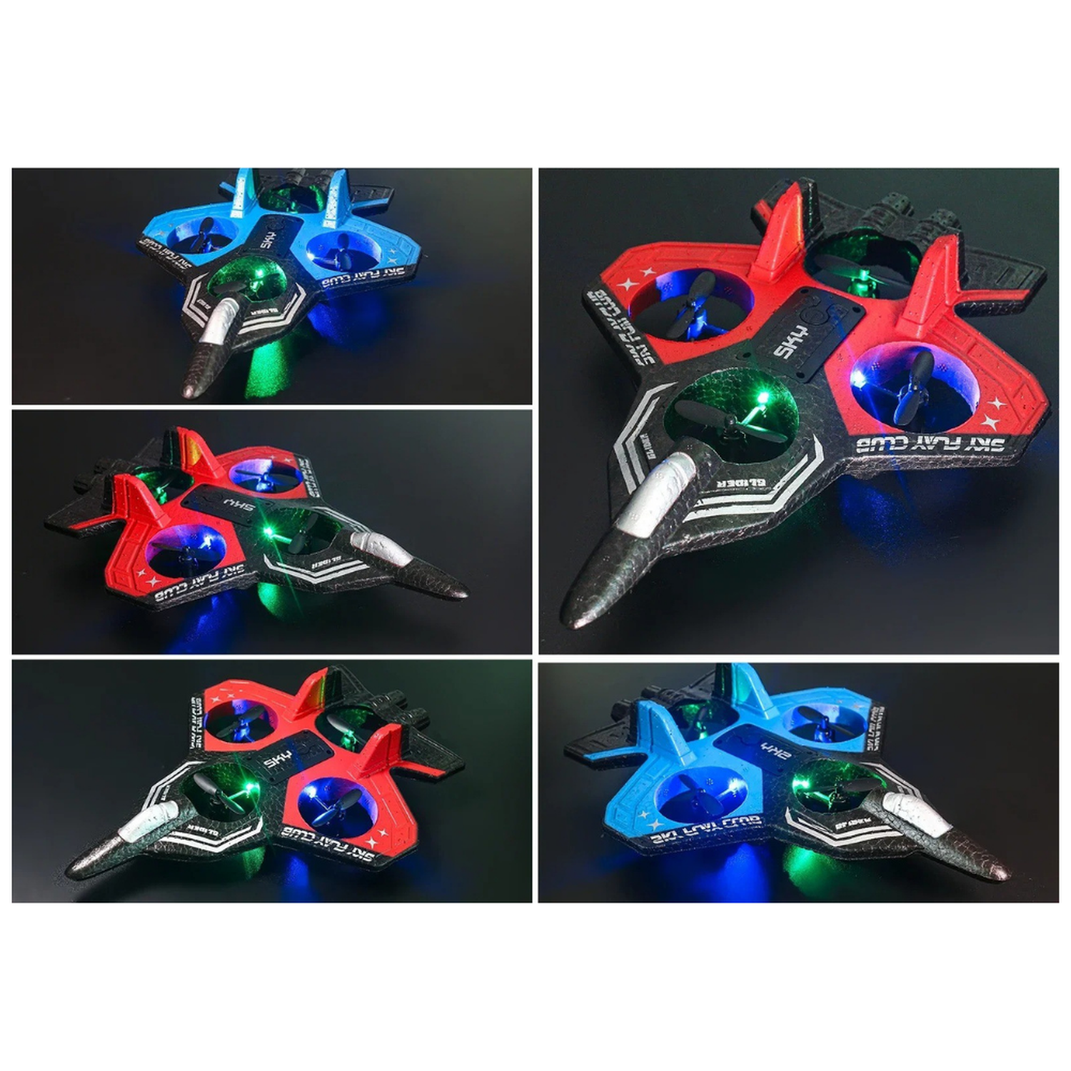 Avion a Control Remoto Acrobatico 360 Grados Jet de Rotacion-5