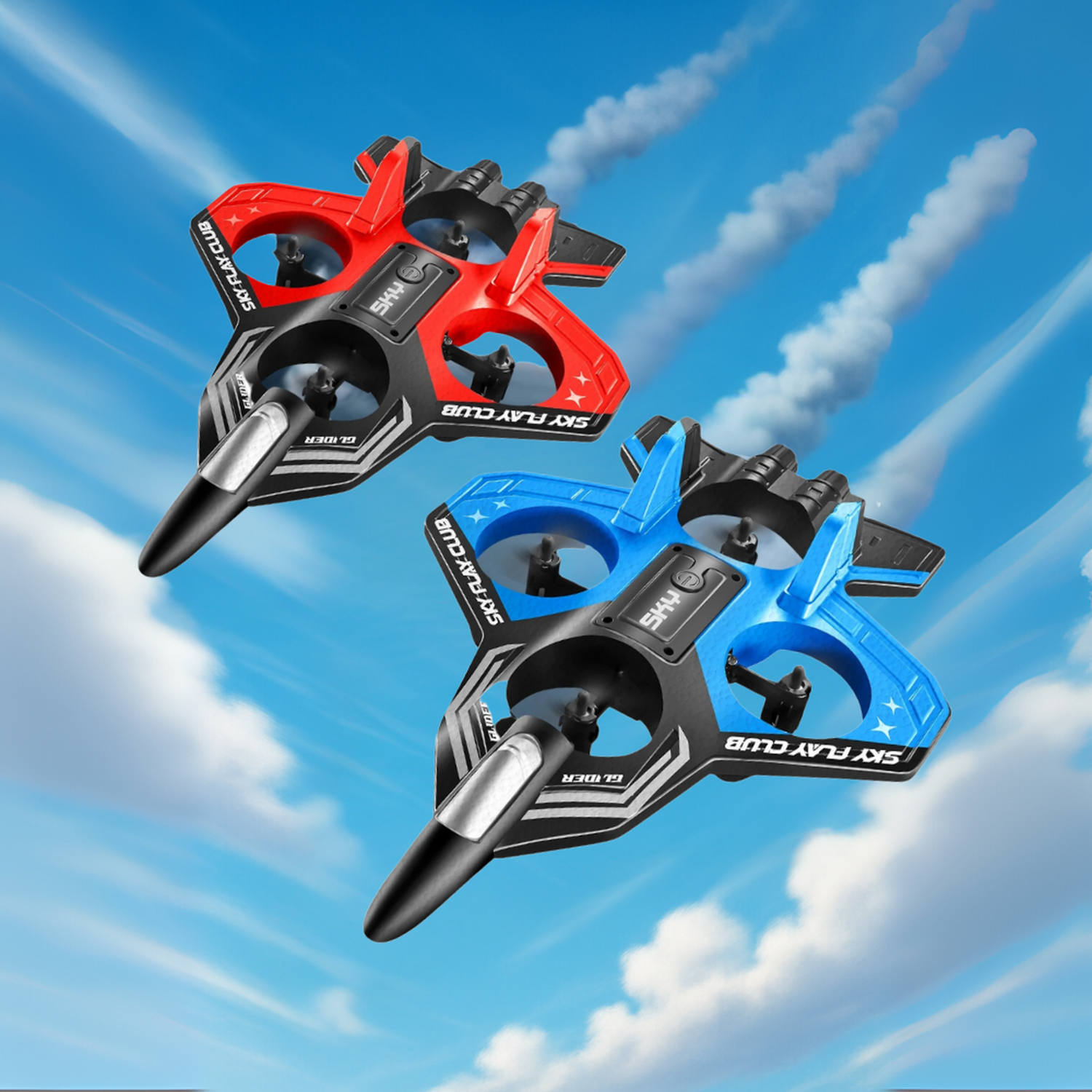 Avion a Control Remoto Acrobatico 360 Grados Jet de Rotacion-6