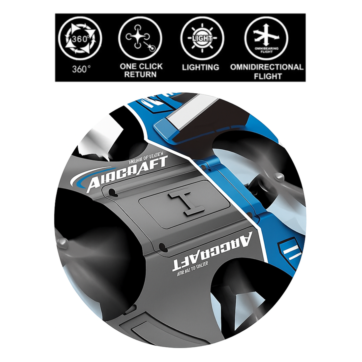 Avion a Control Remoto Acrobatico 360 Grados Jet de Rotacion-3