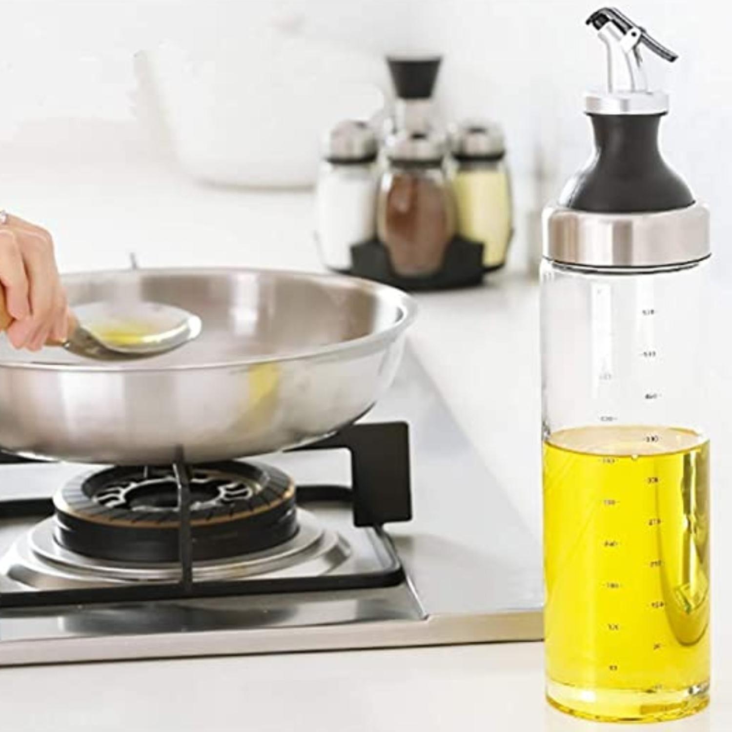 Dispensador De Aceite Vinagre Con Dosificador De Vidrio-3