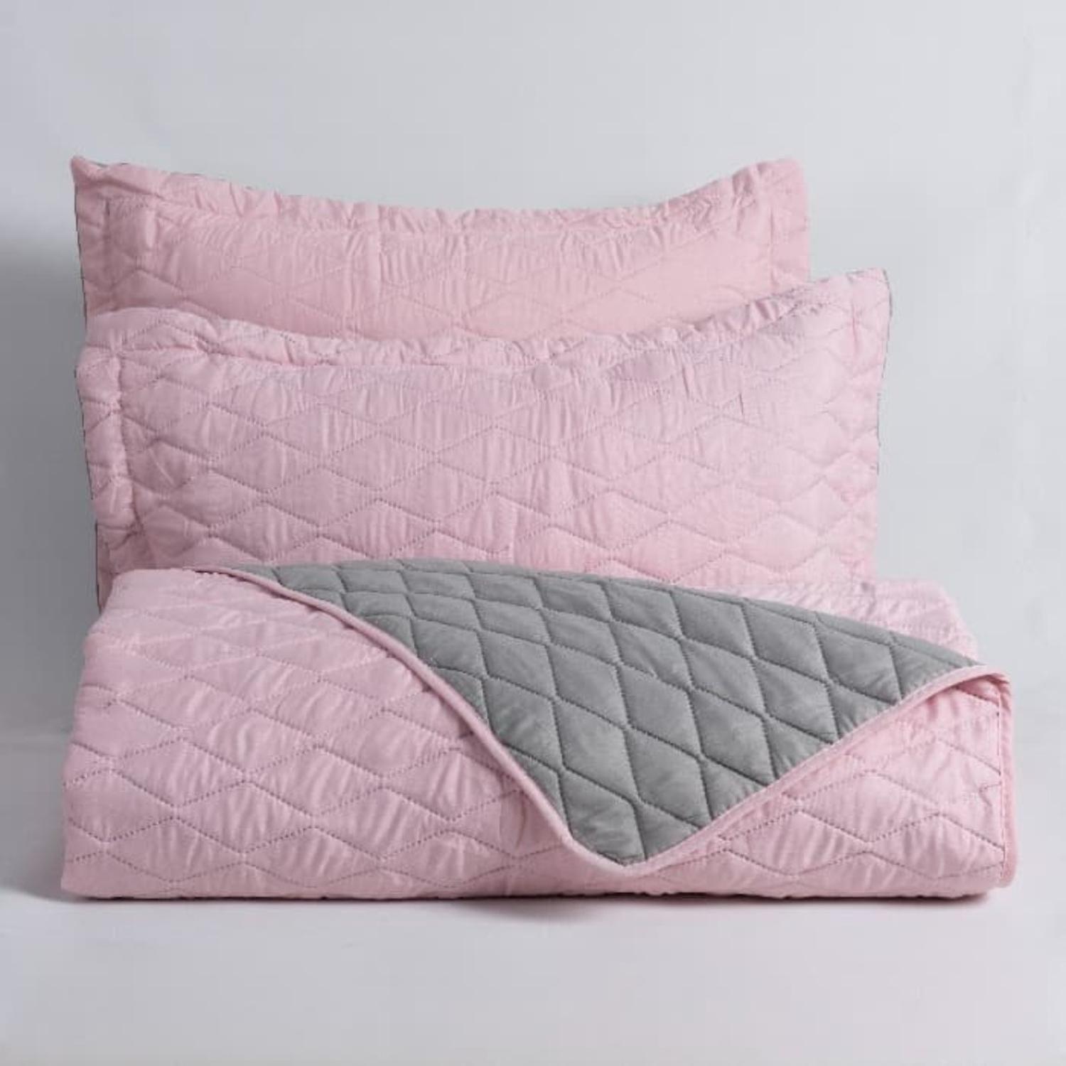 Cubre Cama 2 Plazas Diseño Acolchado Y Resistente Mashini-3