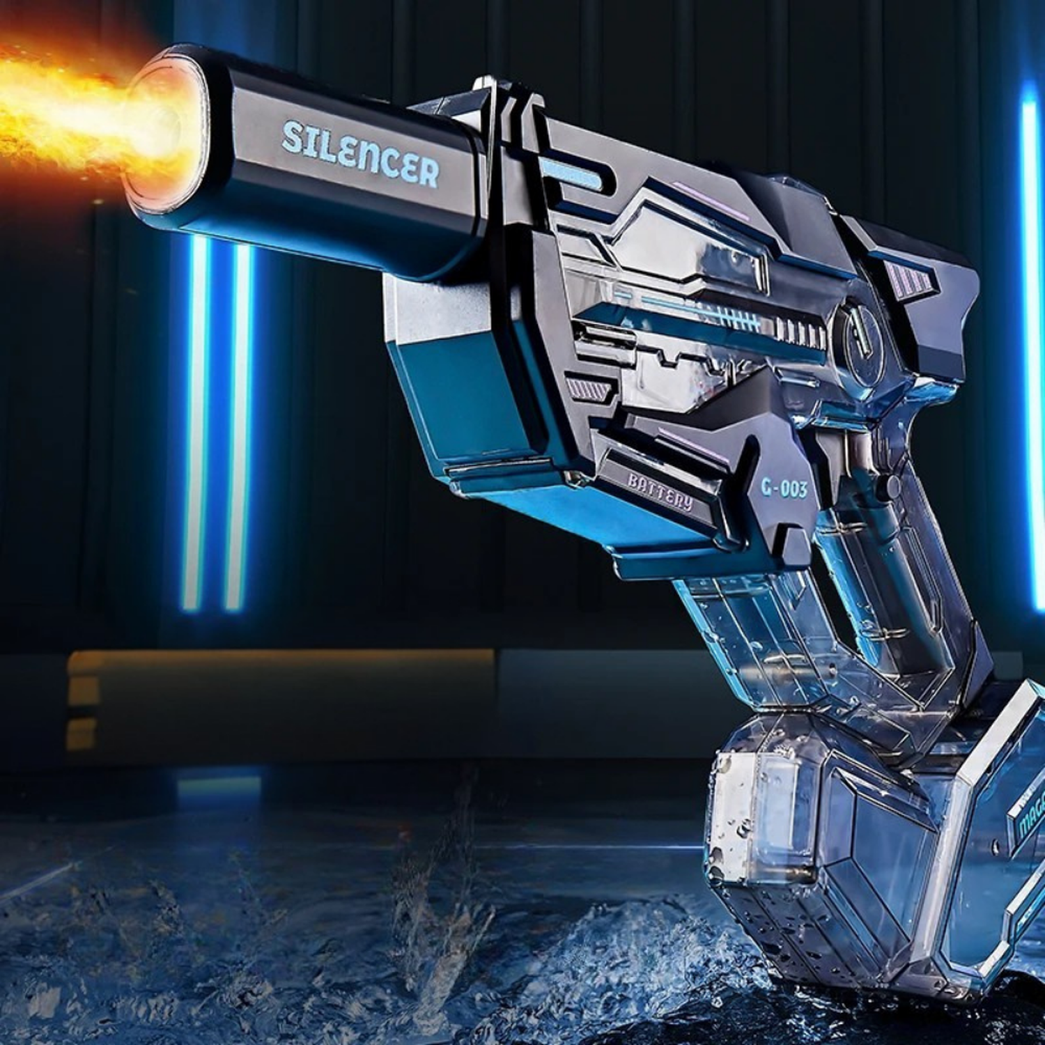 Pistola de Agua Electrica Automatica Alta Presion Verano-3