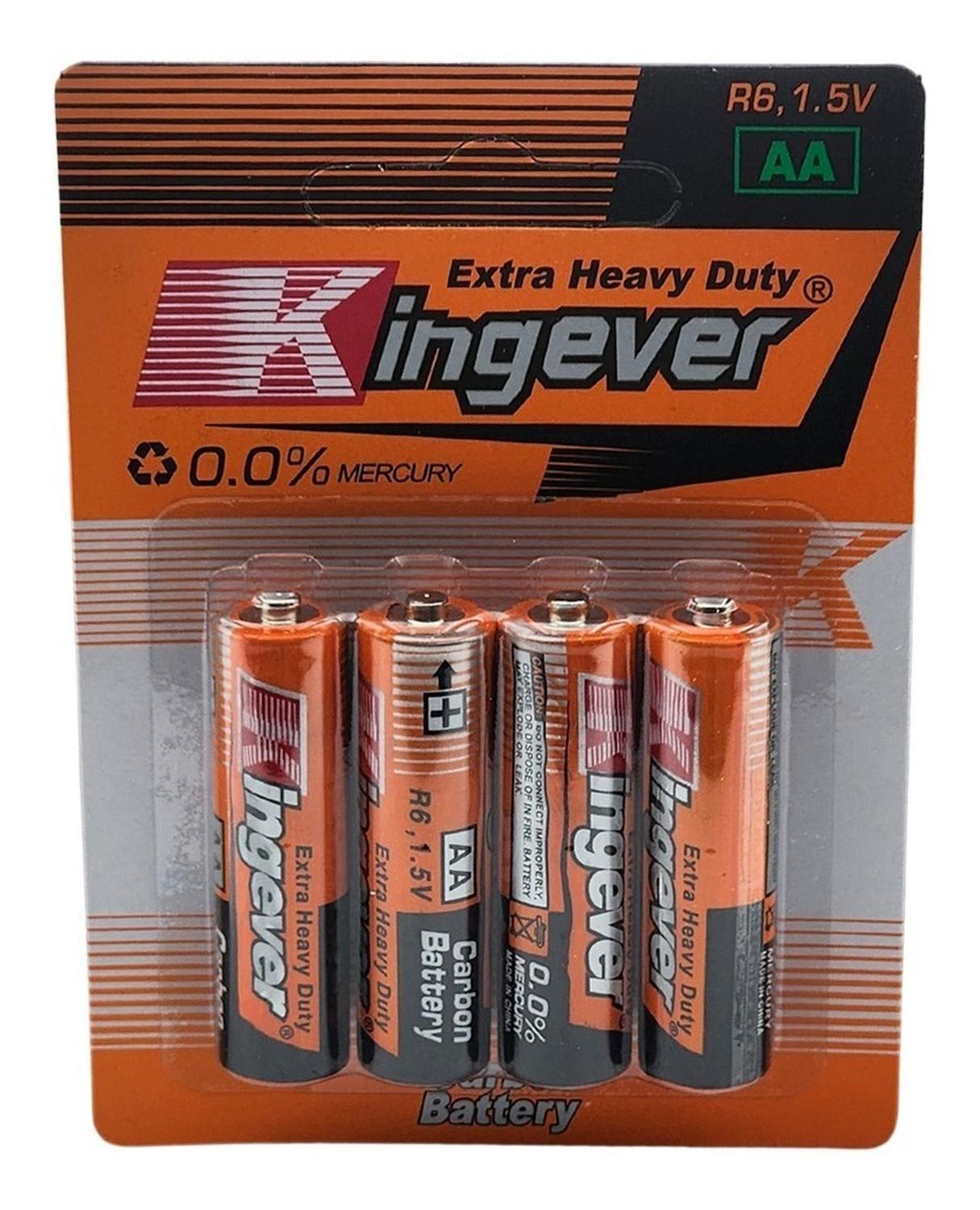 Pack Pilas Doble Aa Kingever 80 Unidades-2