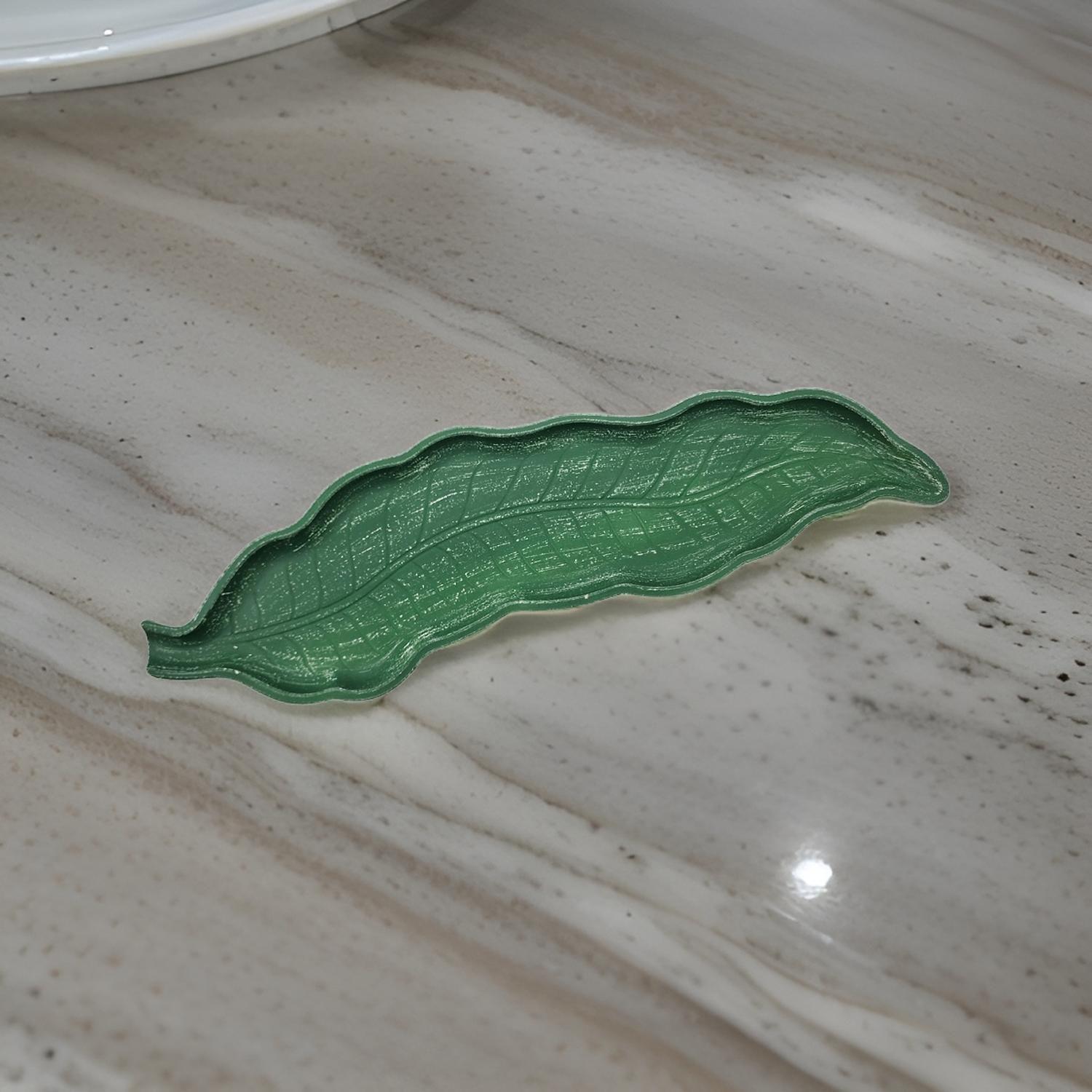 Bandeja Plato Decorativo Hoja Estilo Minimalista Cocina-4