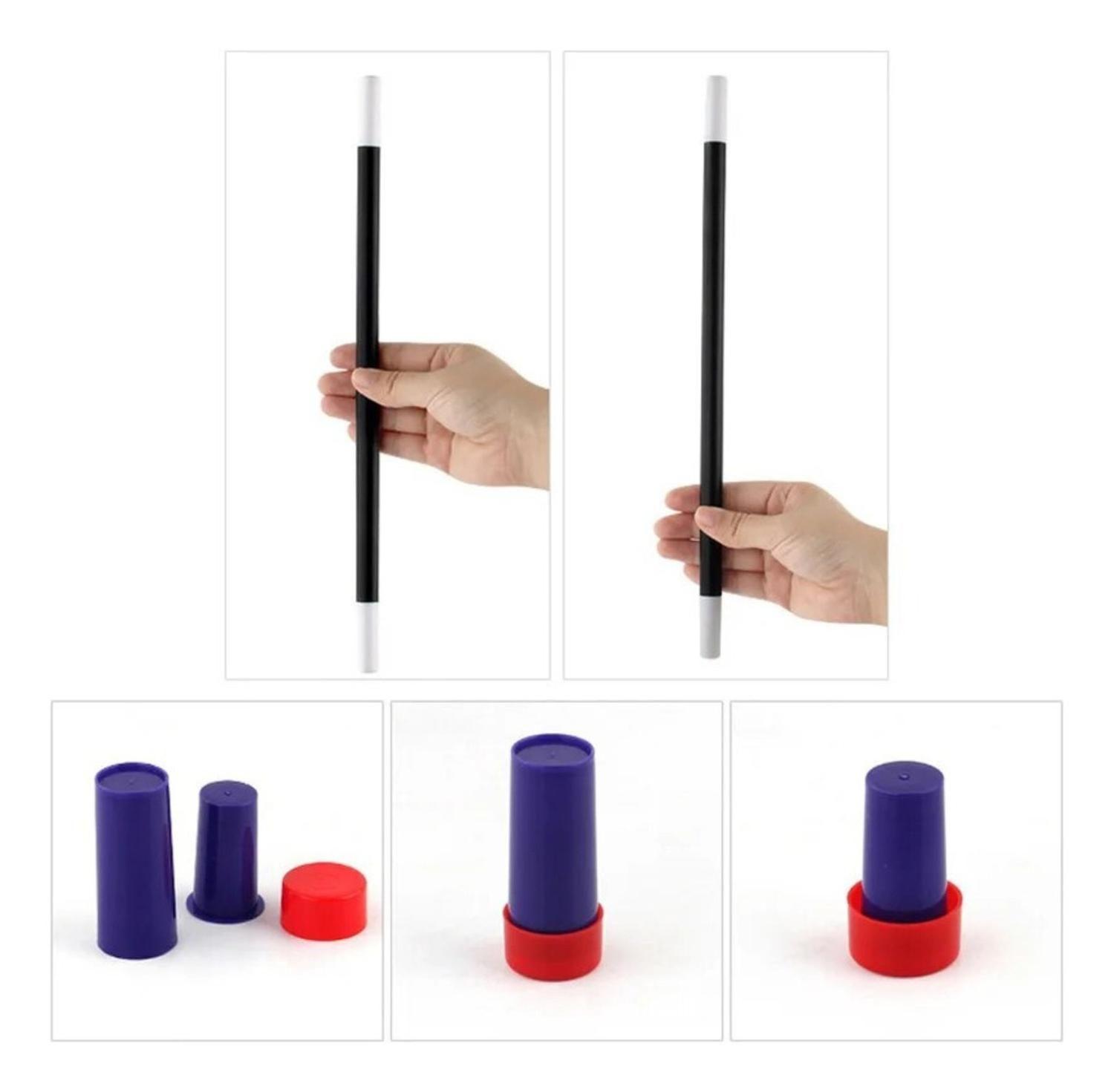 Set Juego De Magia Magic 45 Trucos De Mago Con Varita Niños-4