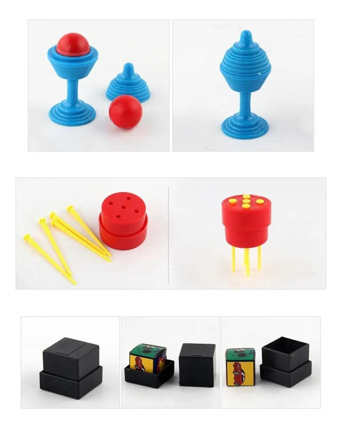 Set Juego De Magia Magic 45 Trucos De Mago Con Varita Niños-7