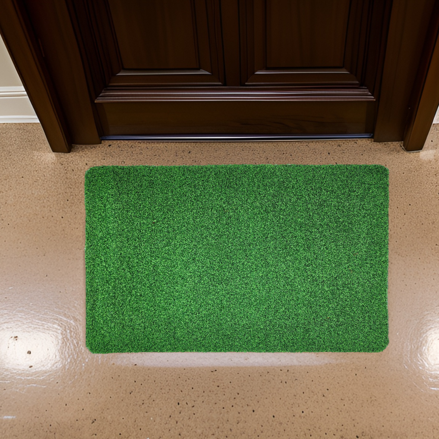 Alfombra Limpiapies Alfombra De Entrada Pasto Sintetico Baño-2