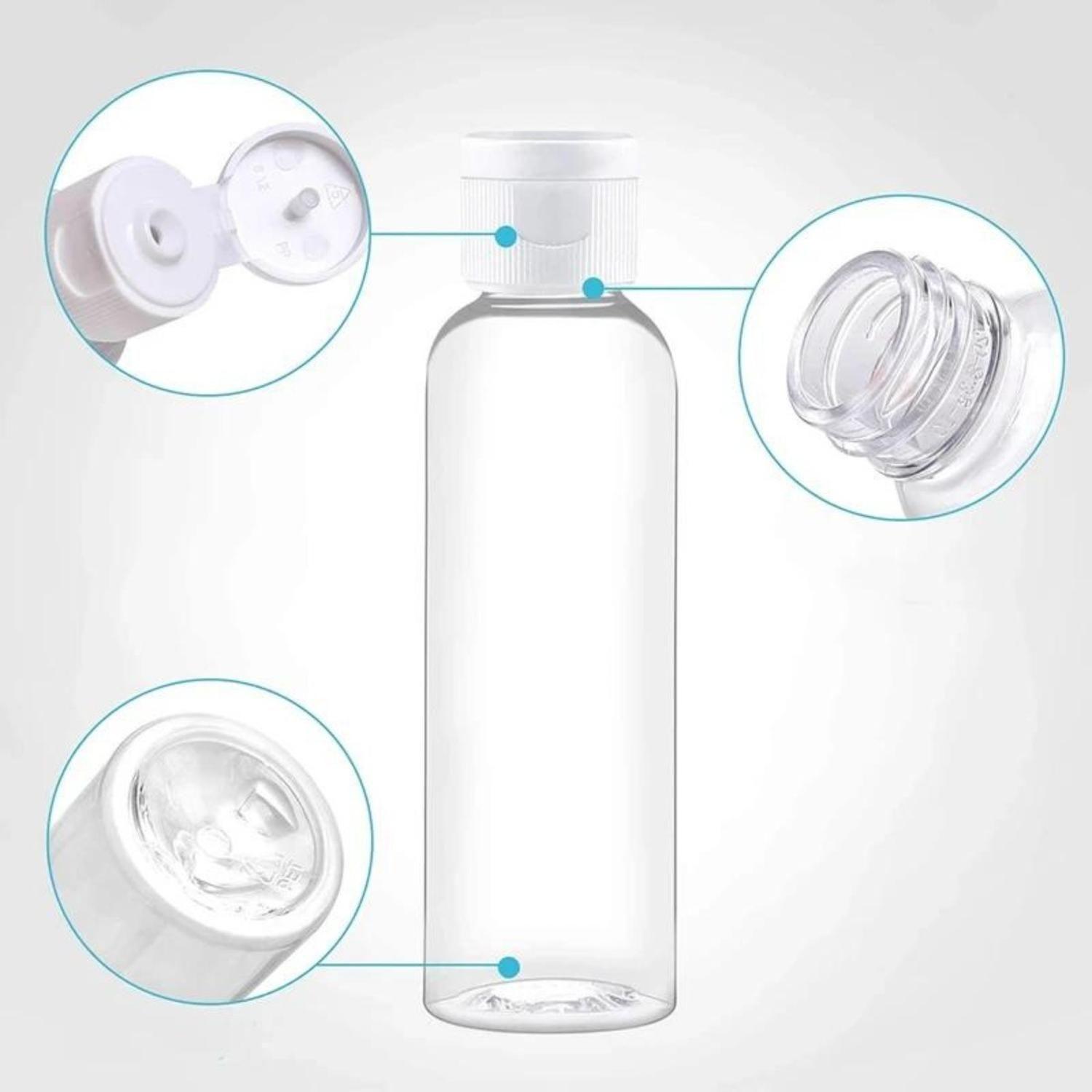 Set 3 Botella De Viaje Dispensadora 100 Ml Transparente-1