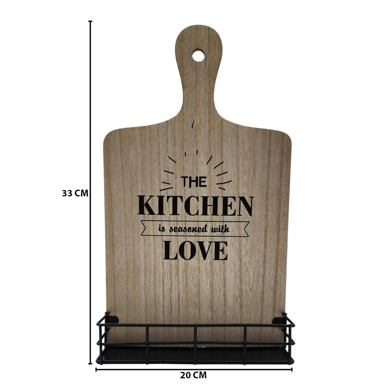 Porta Especiero De Pared Madera Para Cocina The Kitchen Love-2