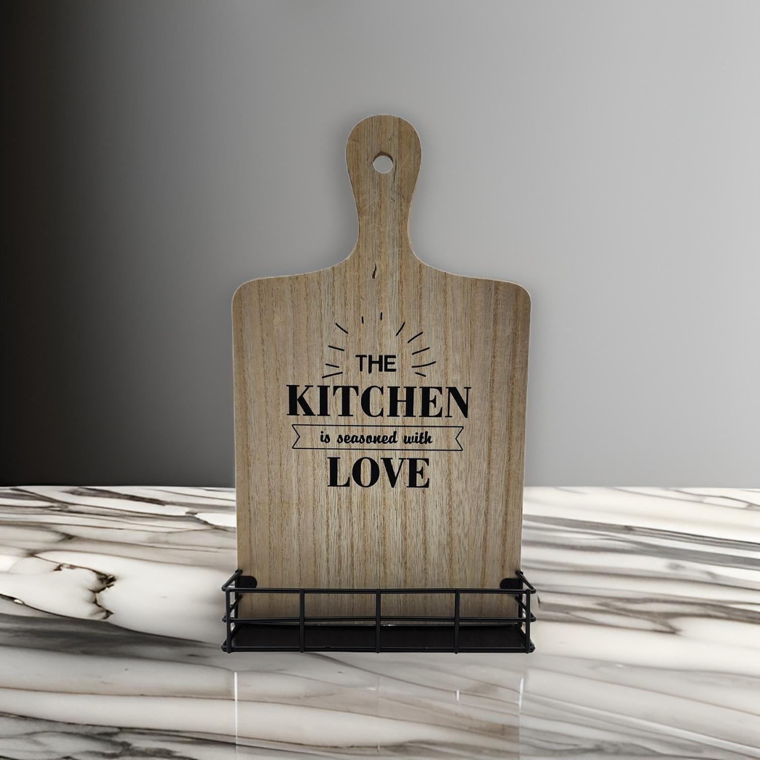 Porta Especiero De Pared Madera Para Cocina The Kitchen Love-4