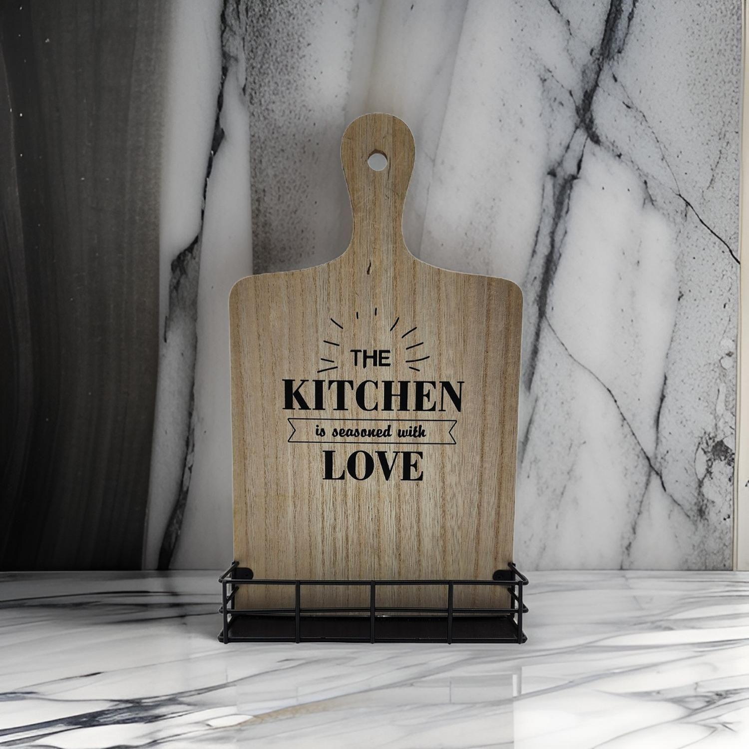 Porta Especiero De Pared Madera Para Cocina The Kitchen Love-5