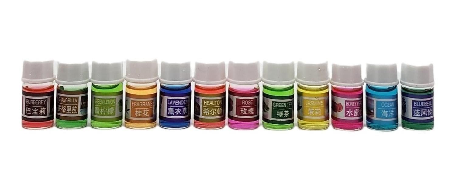 Set 12 Aceites Esencias Para Humidificadores Aromas-2