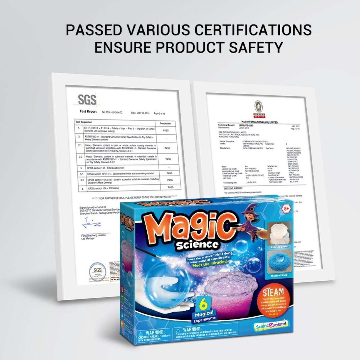 Kit 6 Experimentos De Ciencias Mágicos Juguete Educativo-6