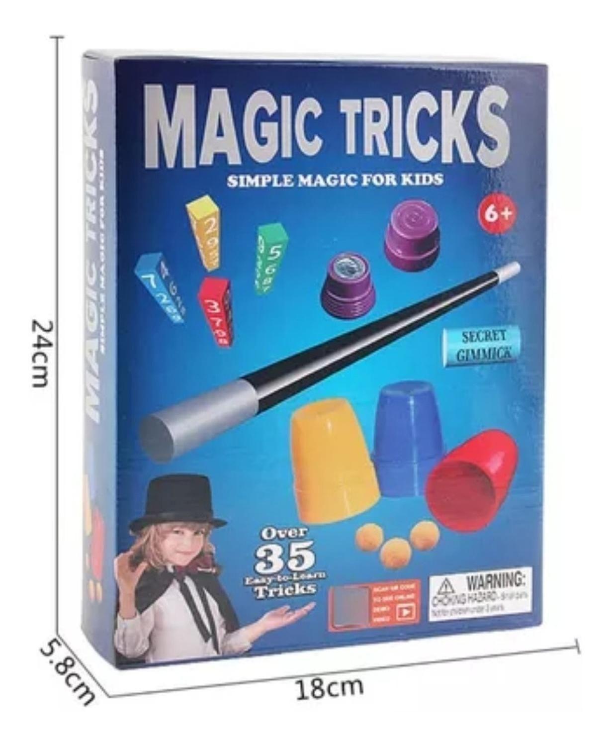 Set Juego De Magia Magic 35 Trucos De Mago Con Varita Niños-3