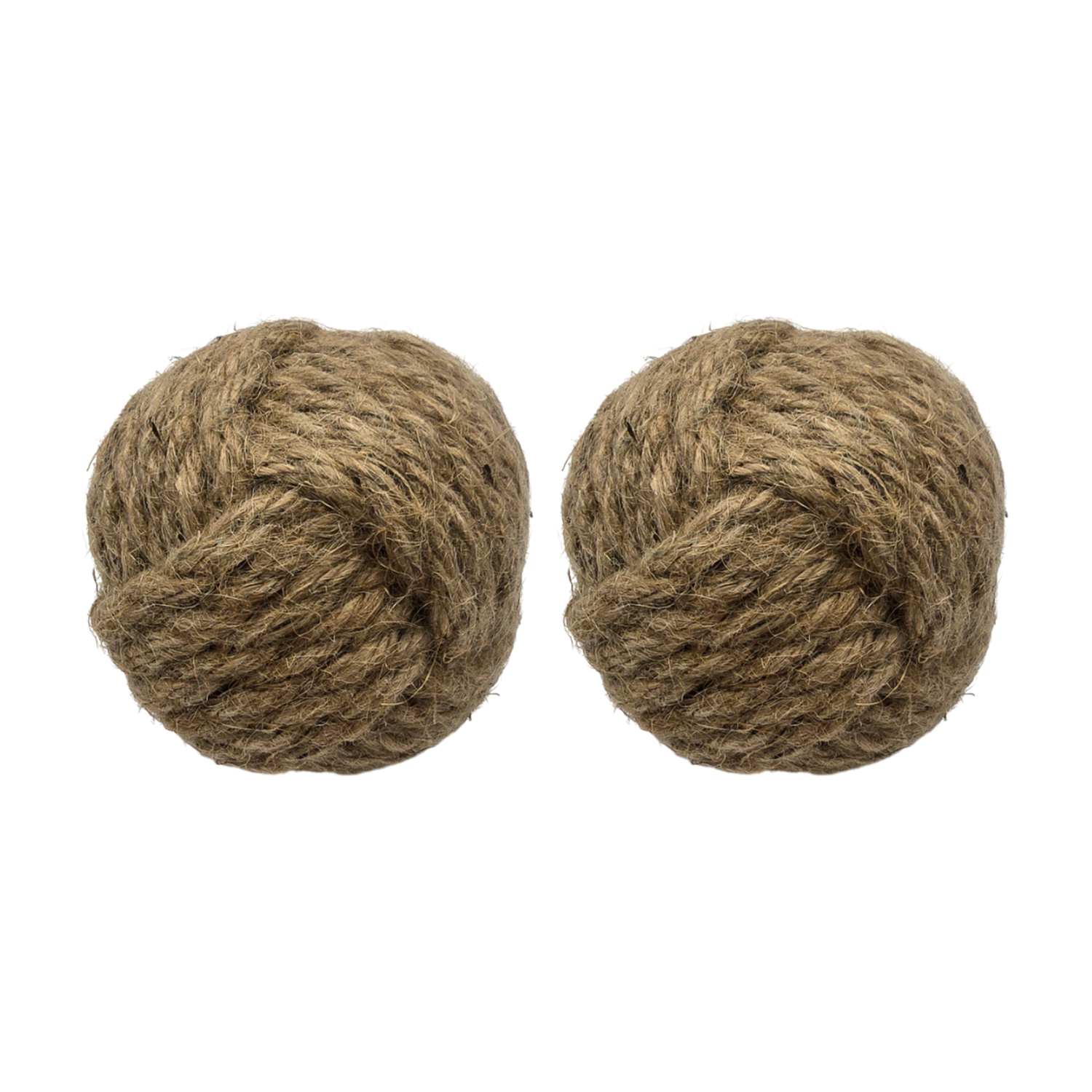 Set 2 Esferas De Yute Cuerda Para Decoracion Pelota De Yute-0