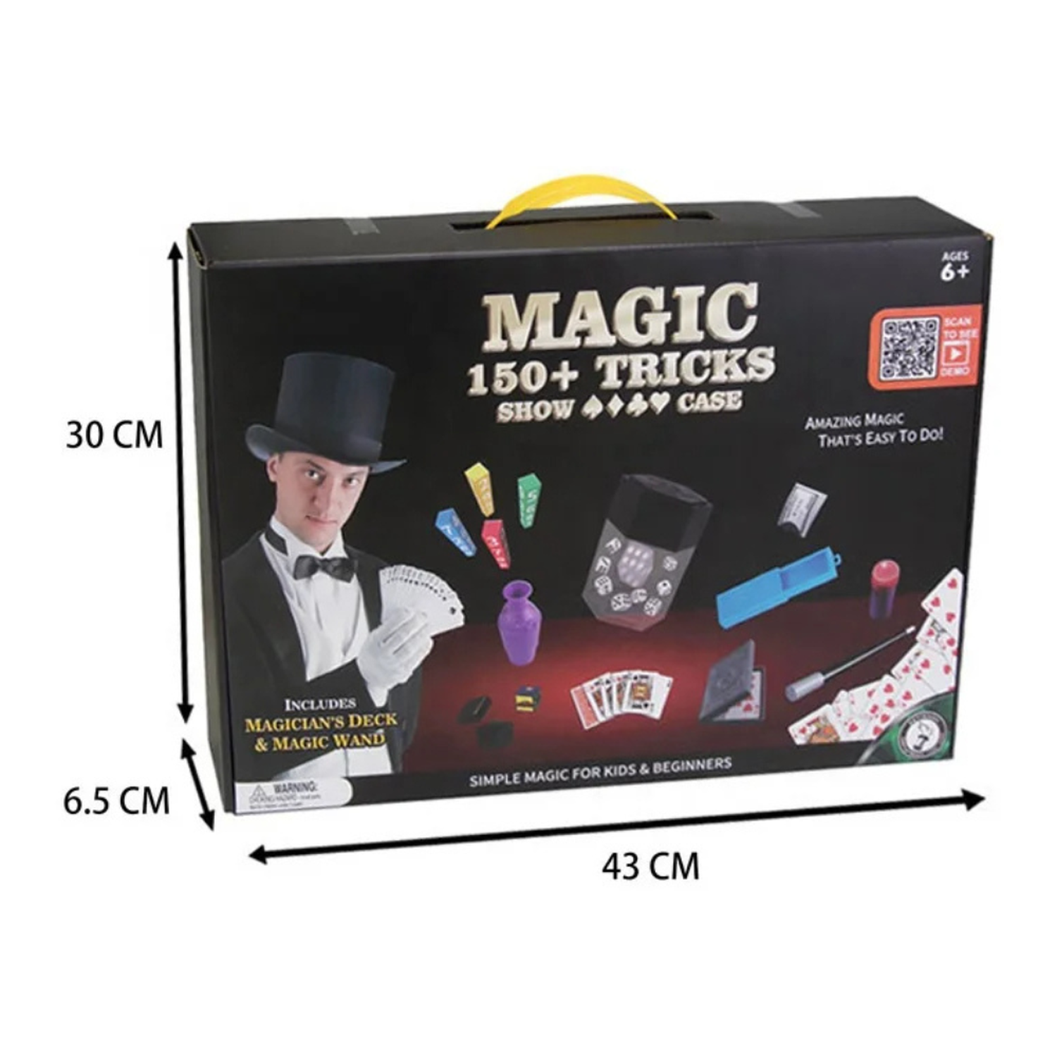 Set Juego De Magia Magic 150 Trucos De Mago Con Varita Niños-6