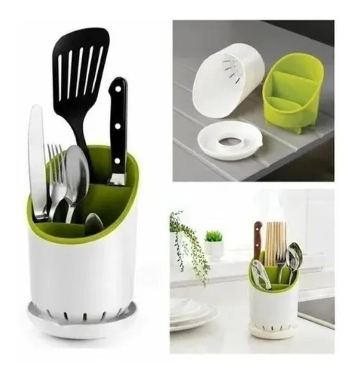 Organizador Escurridor De Cubiertos Utensilios Cocina-1