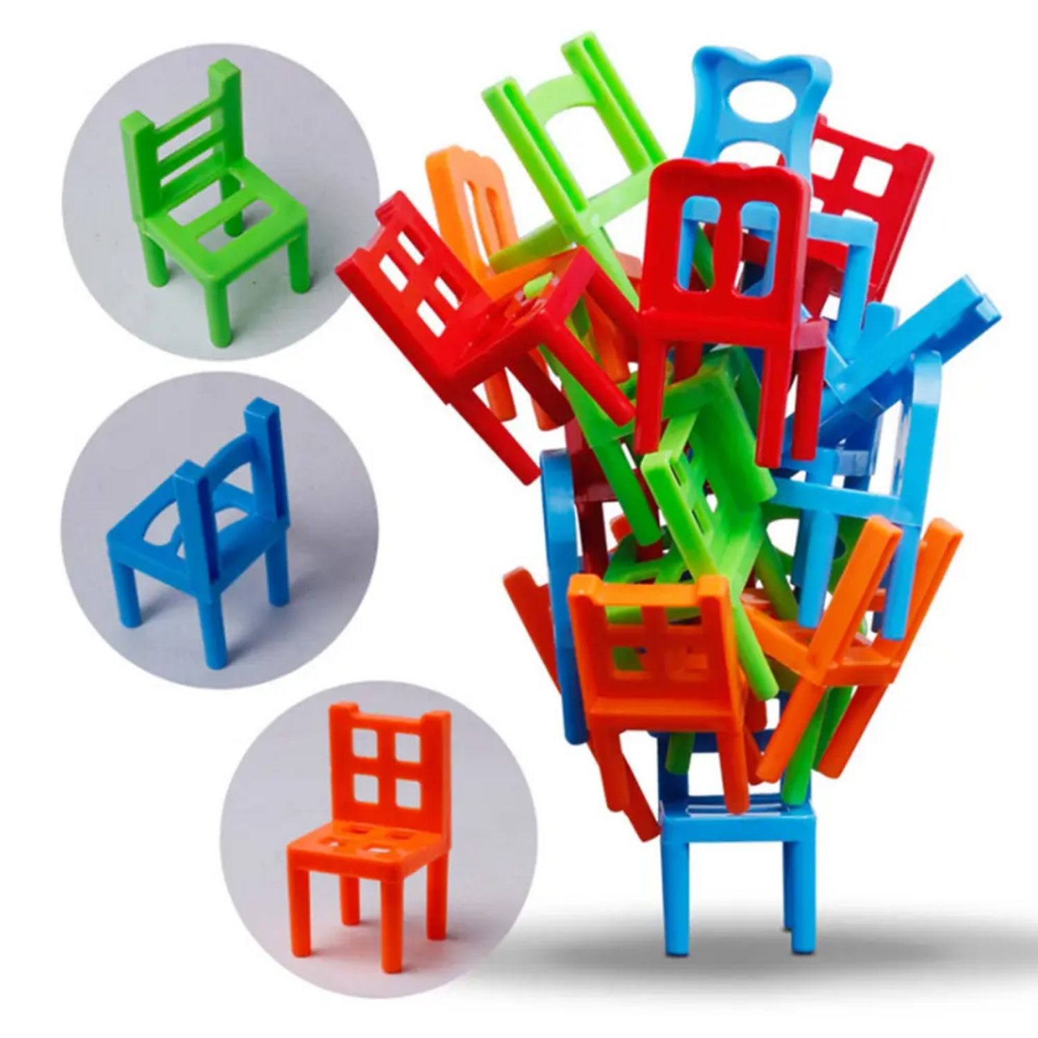 Juego De Mesa Equilibrio De Sillas Familiar Para Niños-7