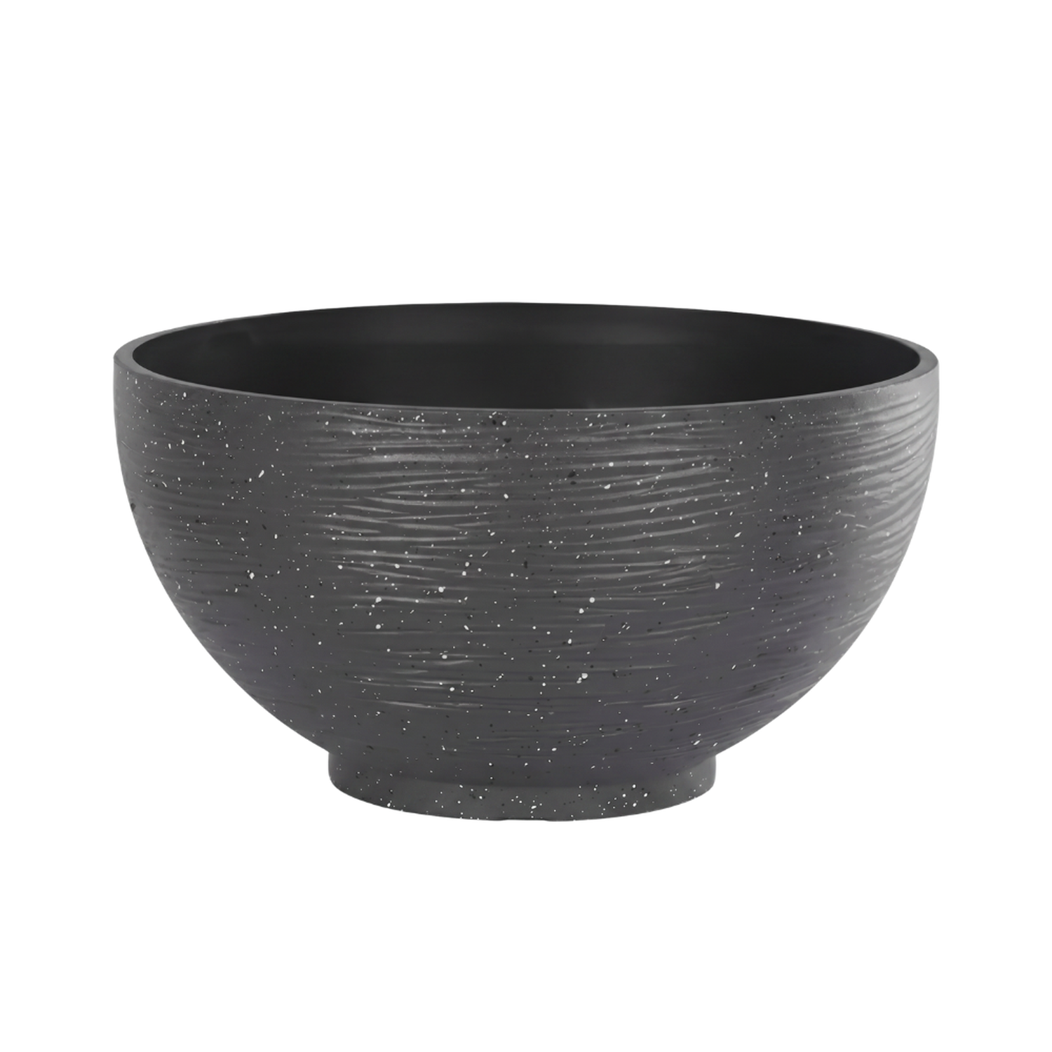 Macetero Plastico Semi Esfera Premium Diseño a Rayas S-0