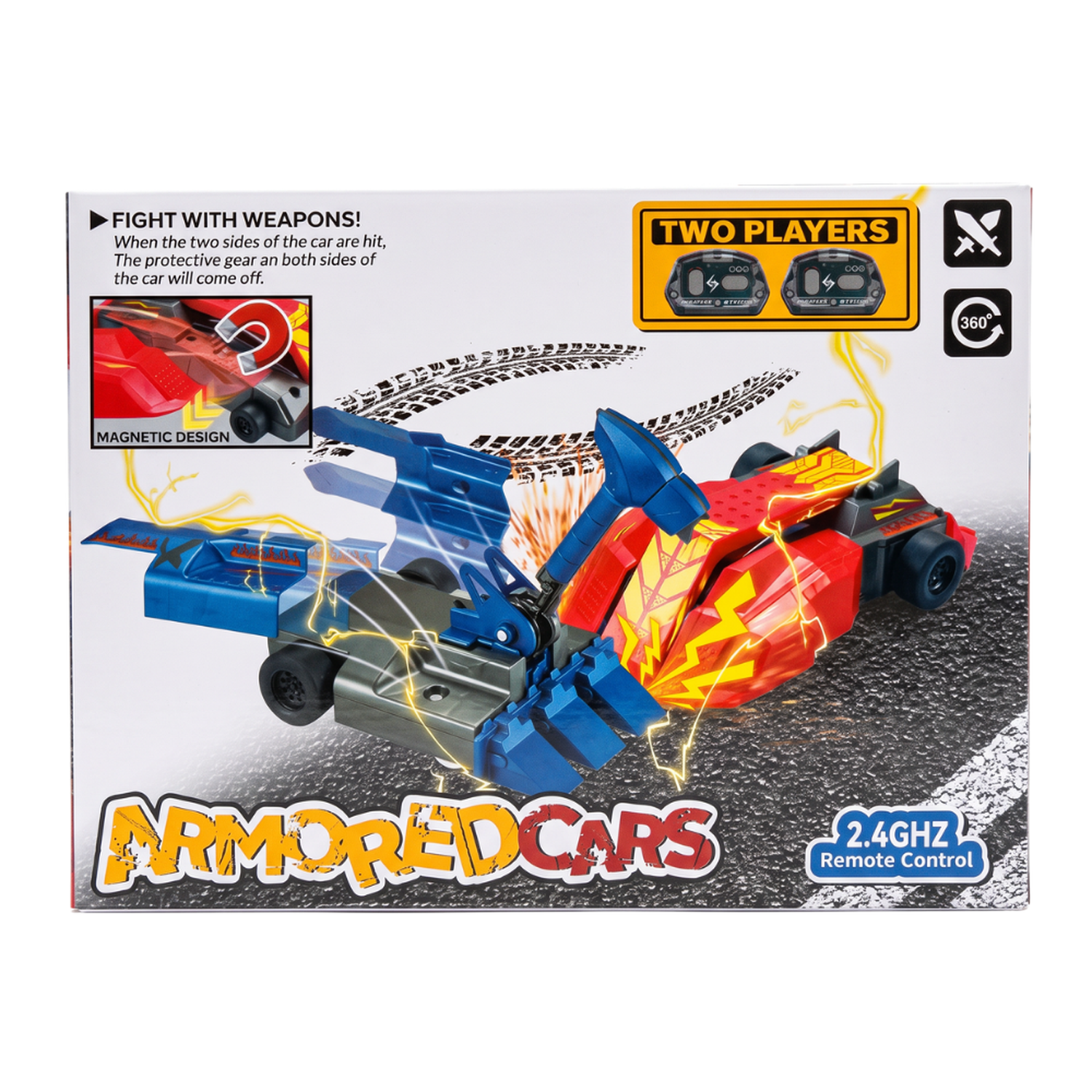 Set 2 Autos Chocadores De Destrucción Control Remoto Rc Infantil-7