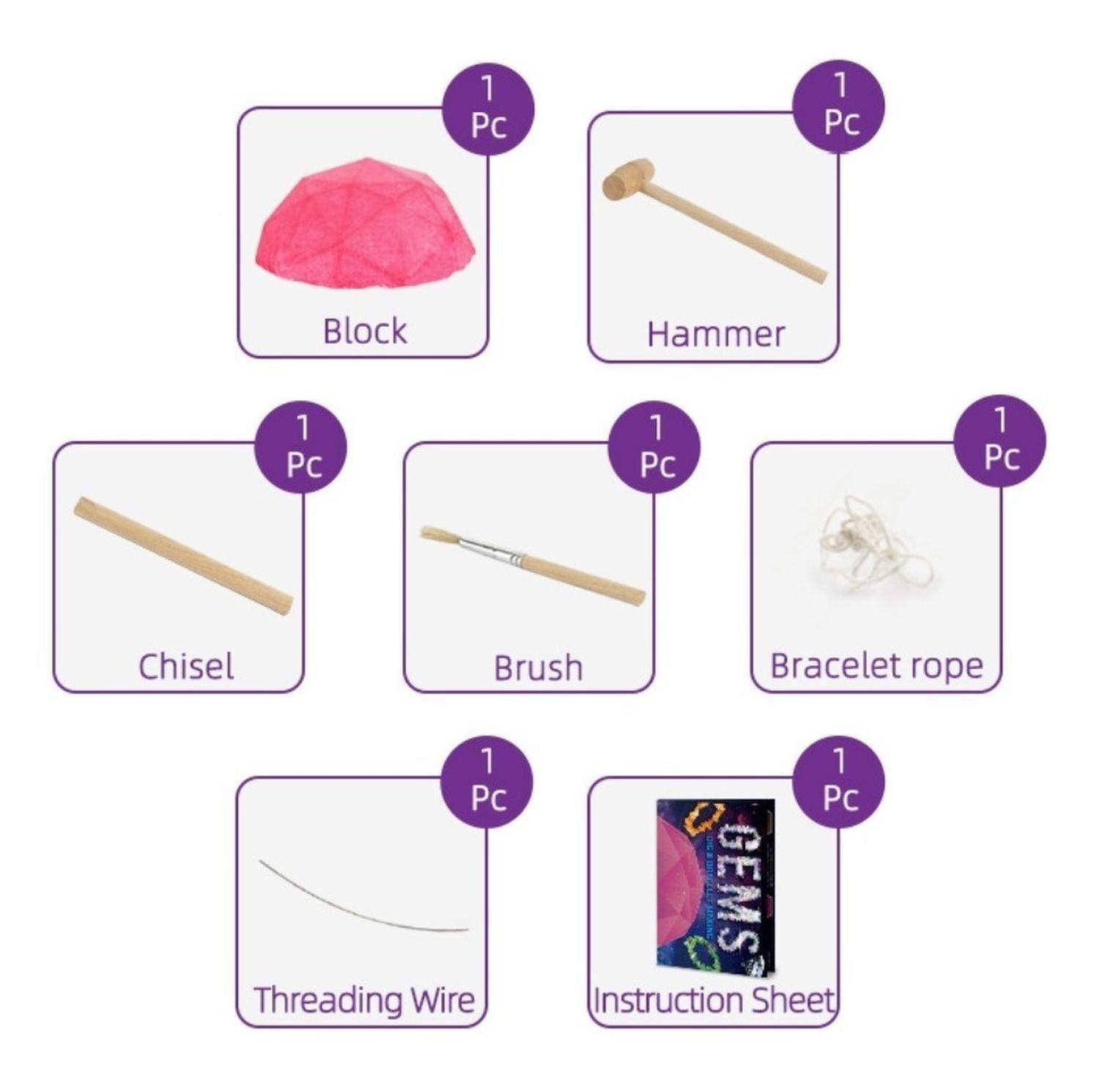 Kit De Excavación Gemas Preciosas Juguete Educativo-6