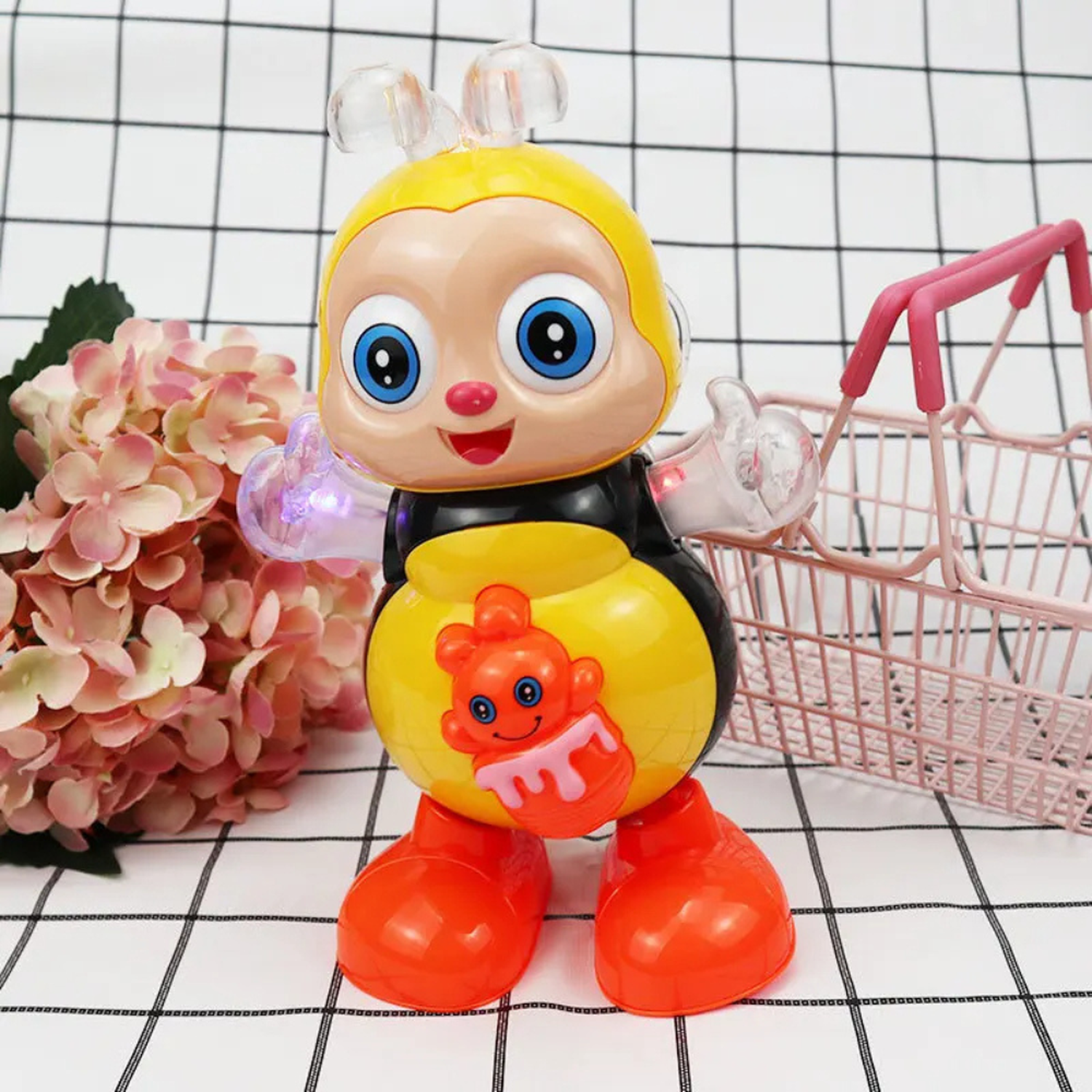 Juguete Abeja Bailarin Interactivo Musical Con Luces-3