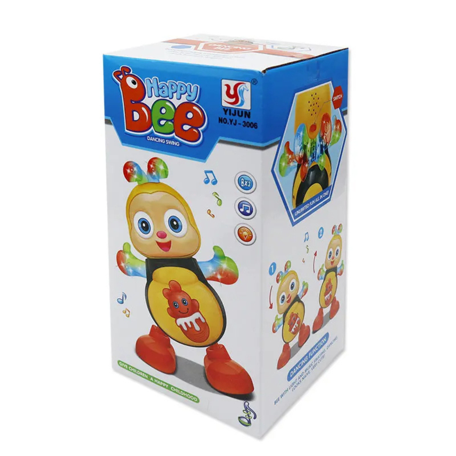 Juguete Abeja Bailarin Interactivo Musical Con Luces-5