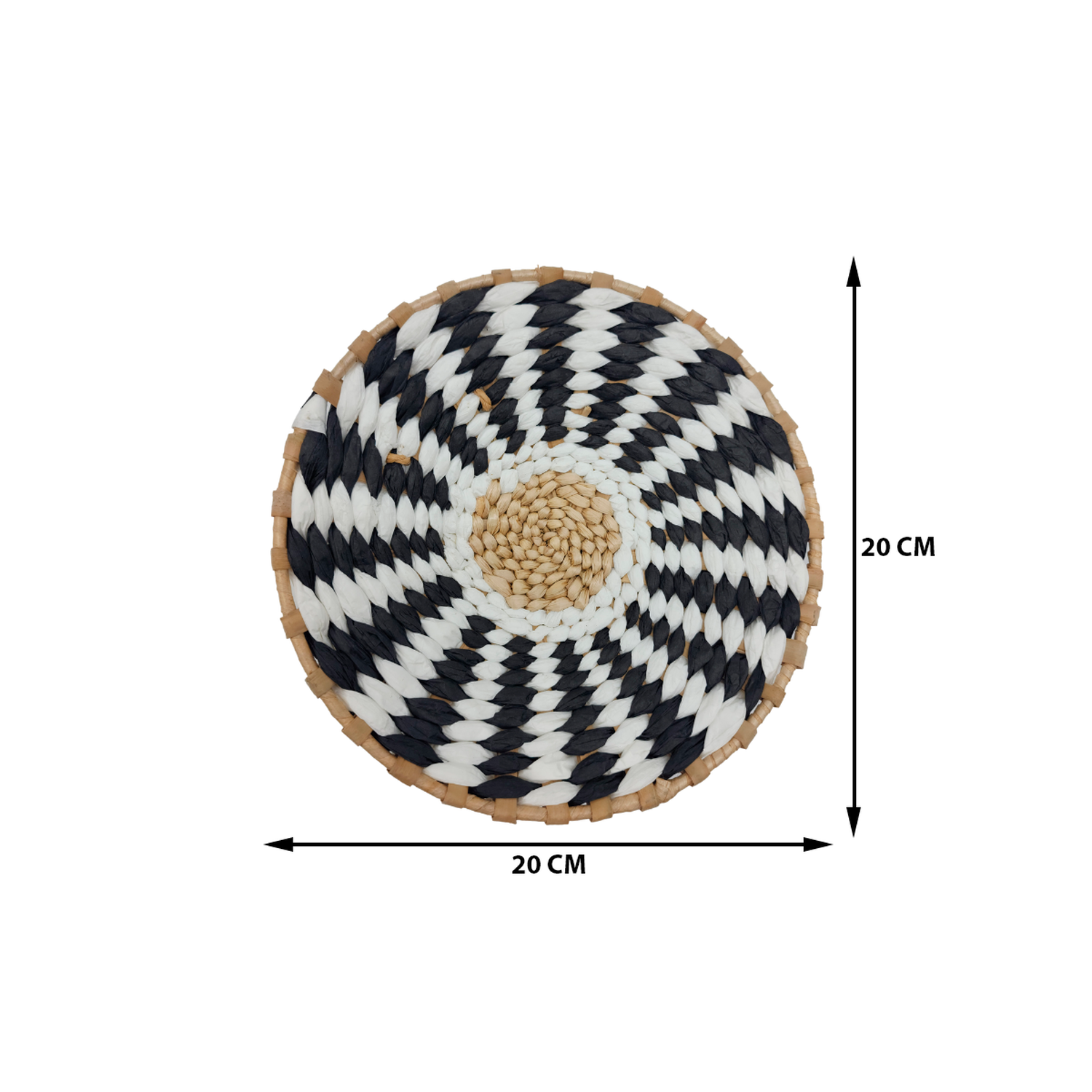 Circulo Decoración De Mimbre Para Pared Casa Terraza Pequeño-7