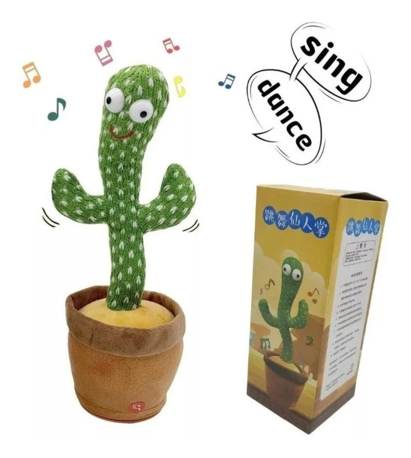 Cactus Bailarín 32 Cms Arabe Musical Juguete Interactivo-3