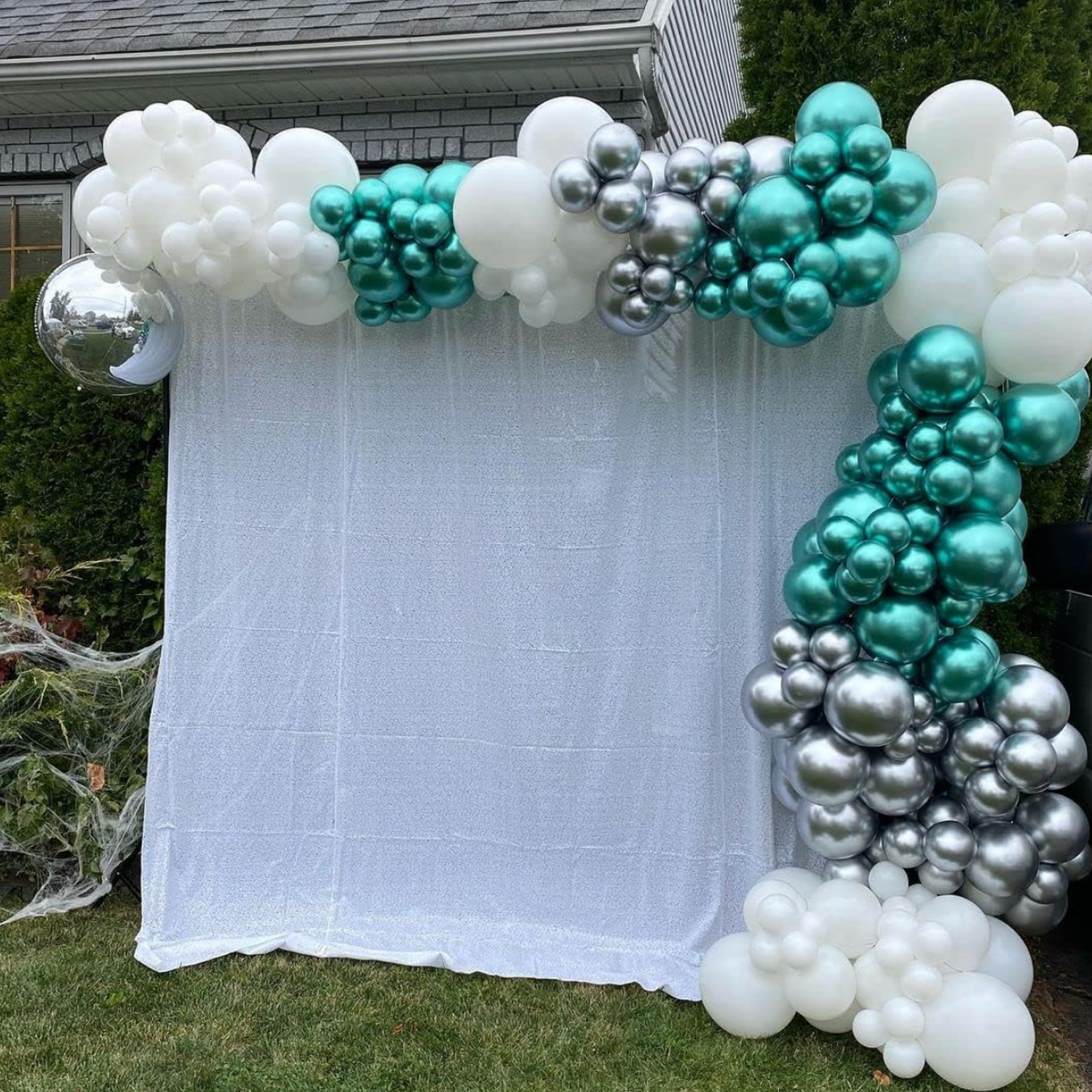 Globos Verde Metalizado 50 Unidades Tamaño 25 Cm-4