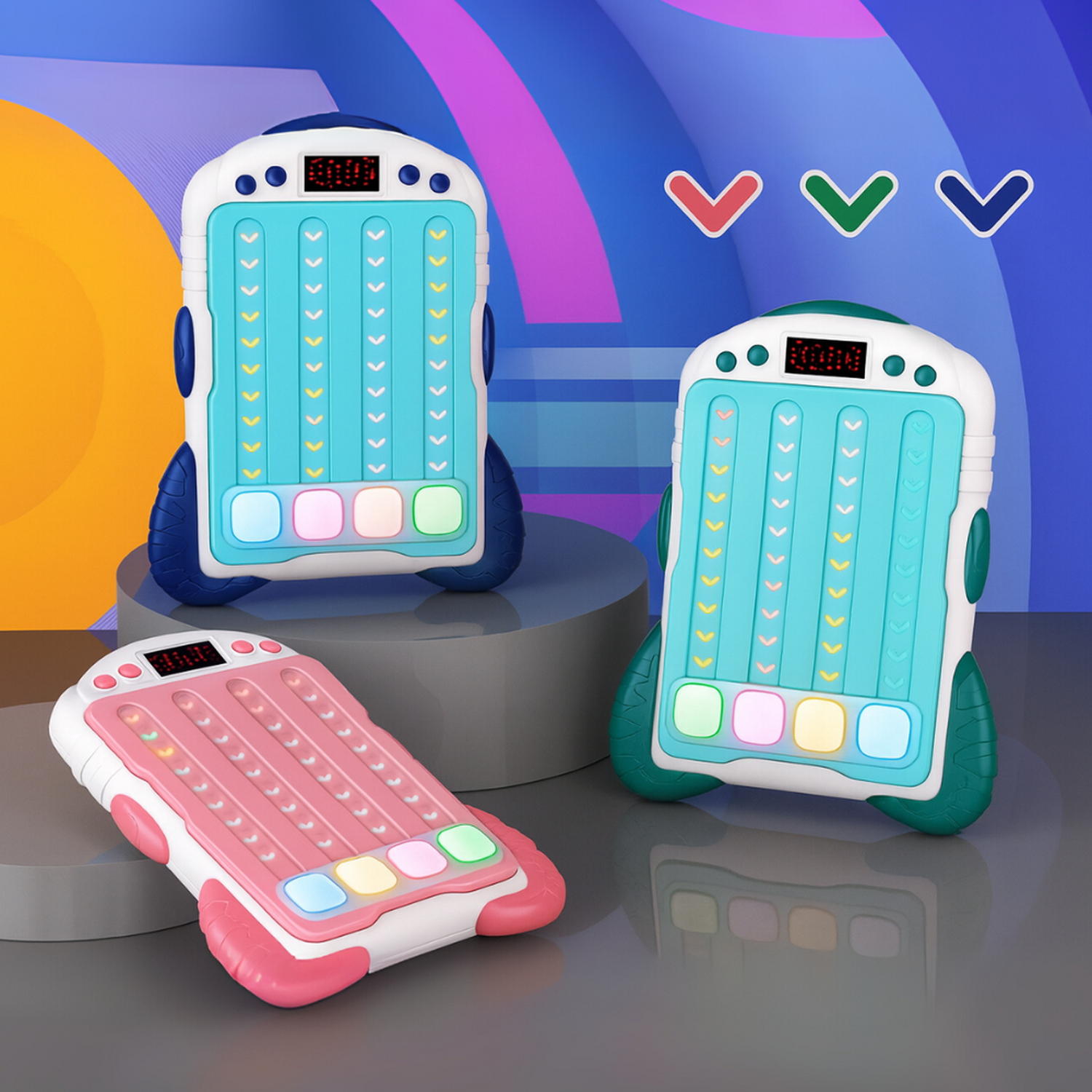 Juguete Sensorial Electronico Reflejos y Ritmo Regalo Niños-2