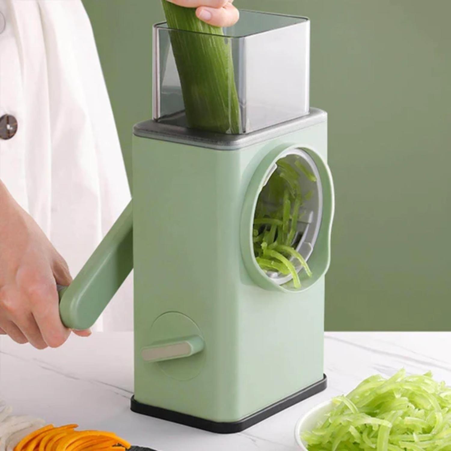 Cortador De Frutas Y Verduras Manivela Multifuncional-5