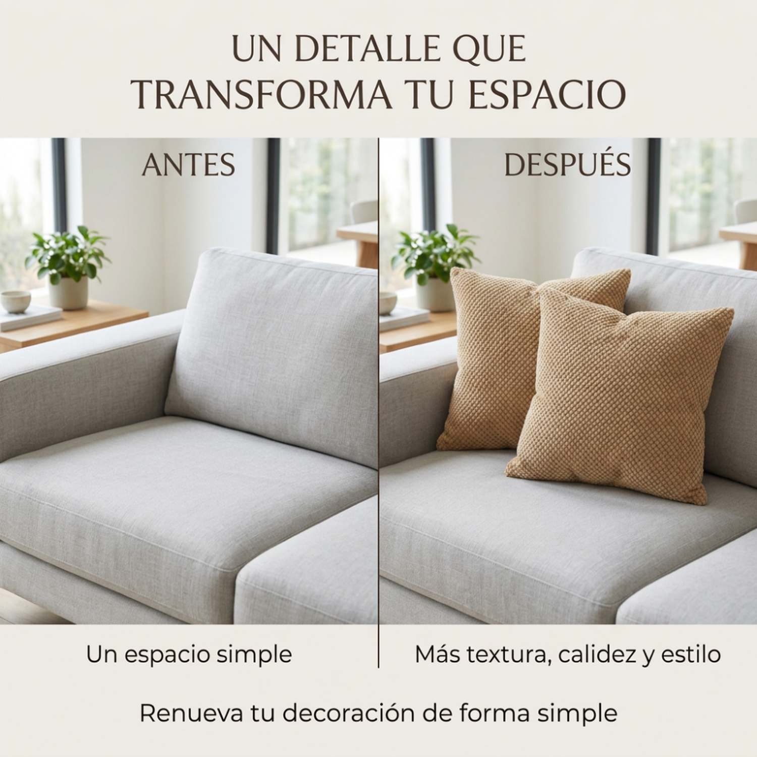 Set 2 Fundas De Cojin 45x45 Decorativas Para Living Sofa-8